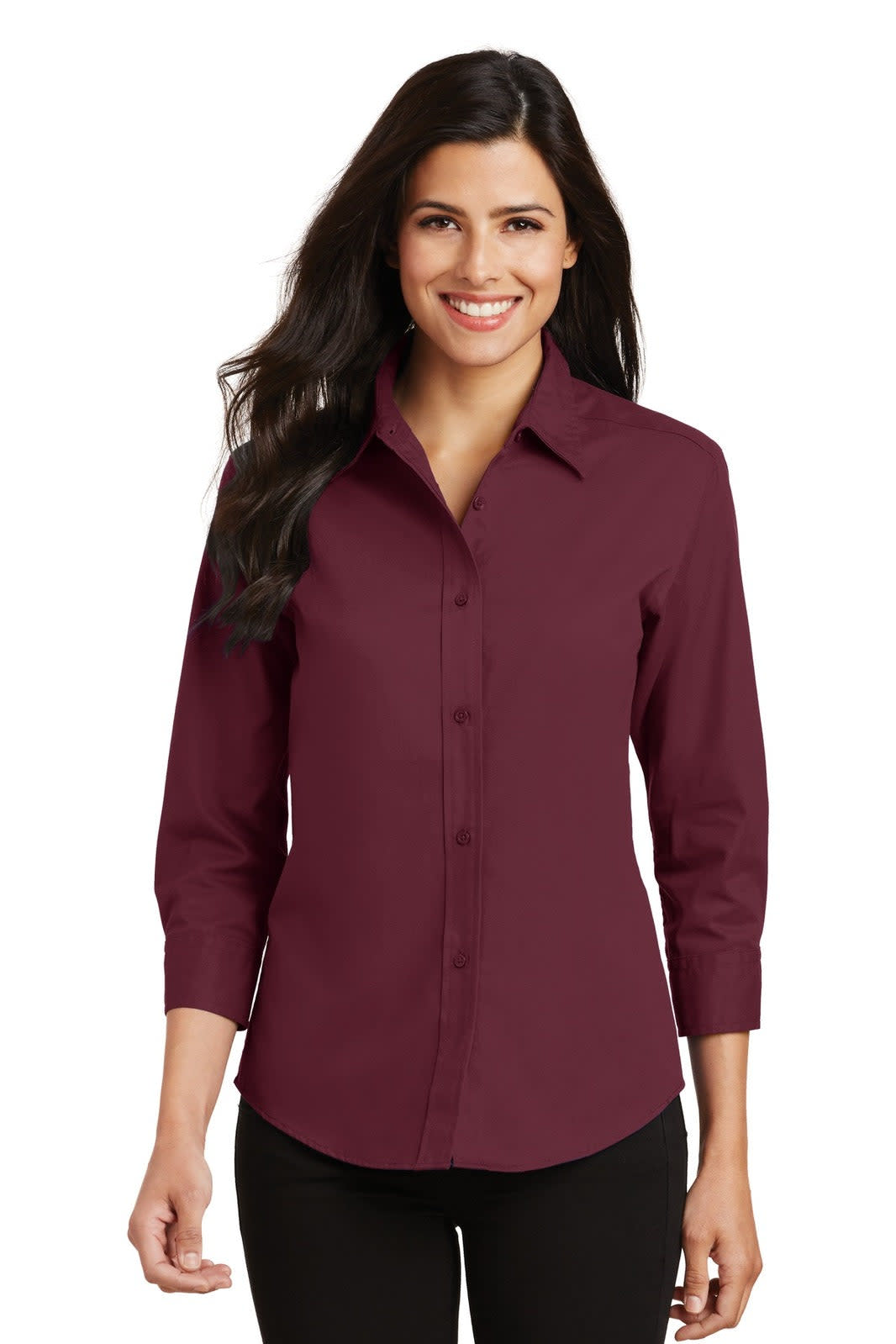 Port Authority Ladies 3/4-Sleeve Easy Care Shirt