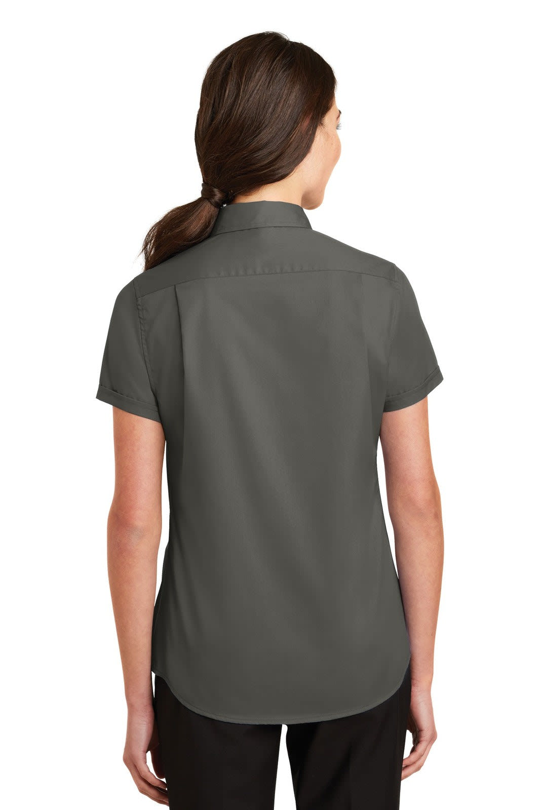 Port Authority Ladies Short Sleeve SuperPro Twill Shirt
