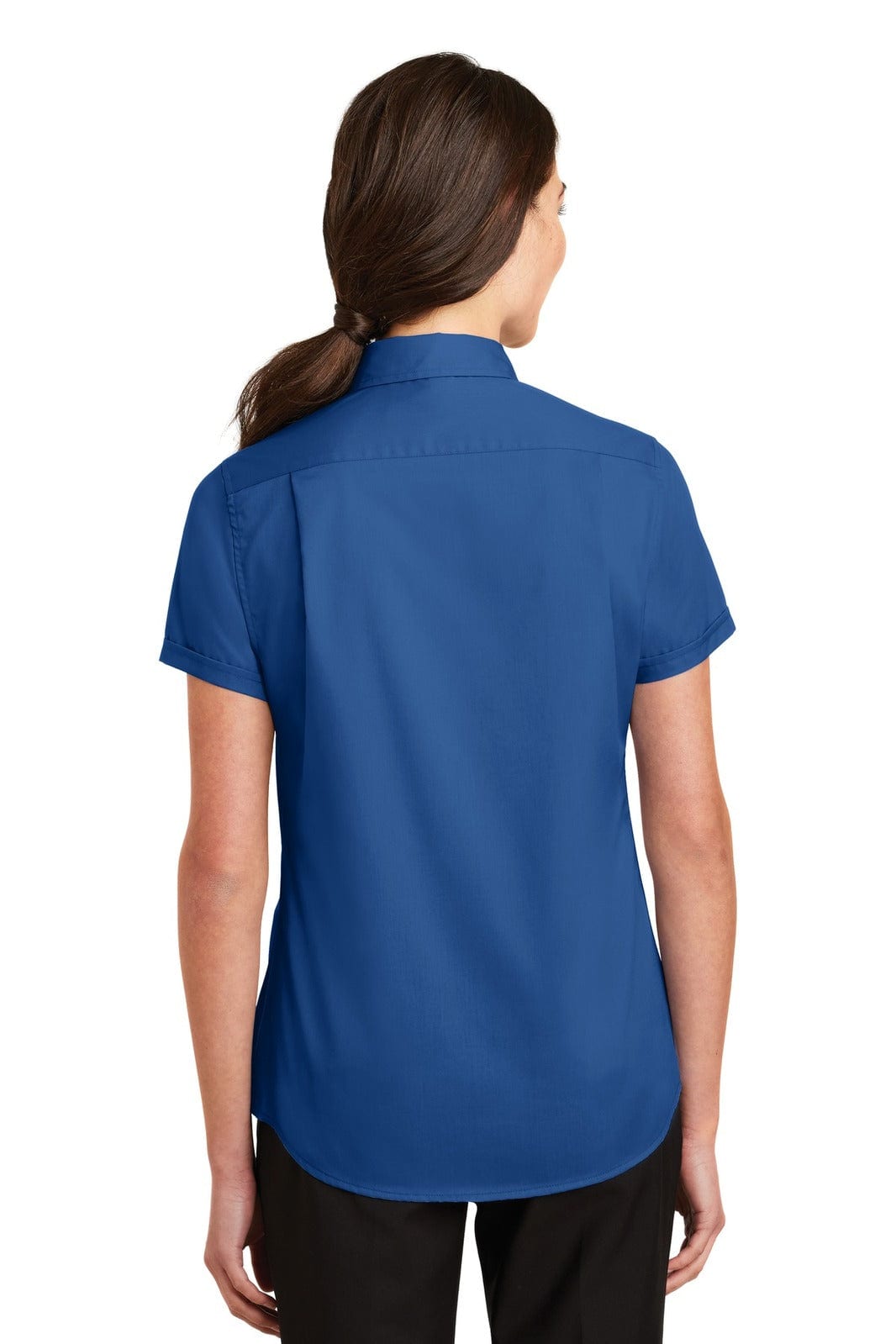 Port Authority Ladies Short Sleeve SuperPro Twill Shirt
