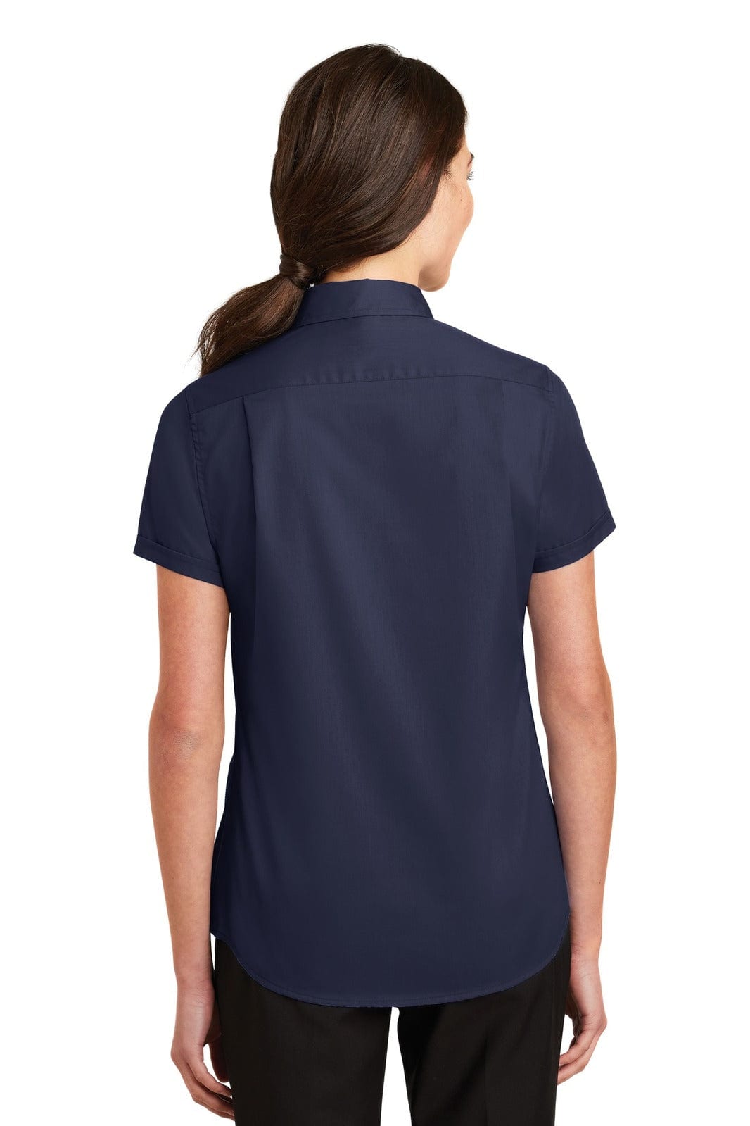 Port Authority Ladies Short Sleeve SuperPro Twill Shirt