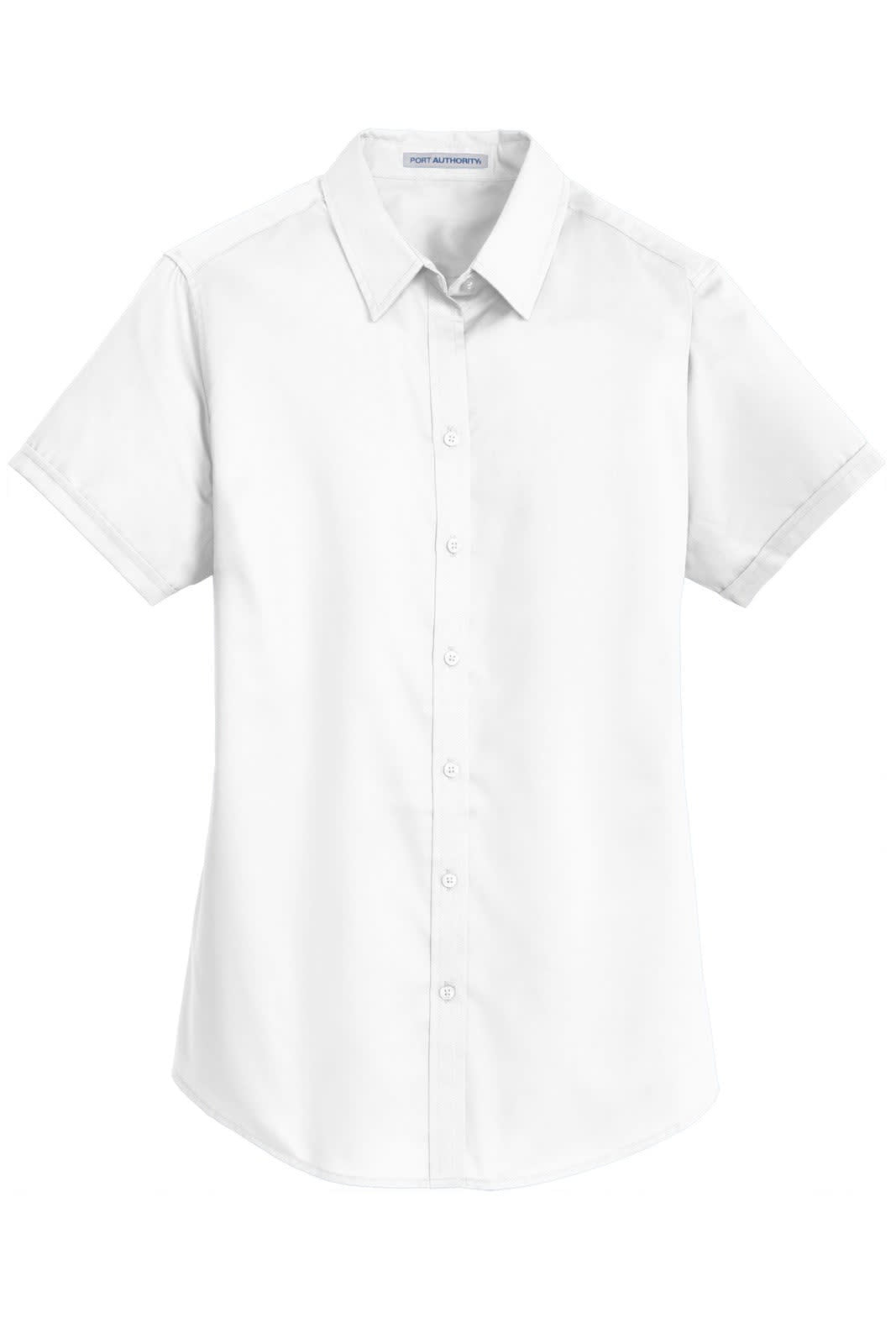 Port Authority Ladies Short Sleeve SuperPro Twill Shirt