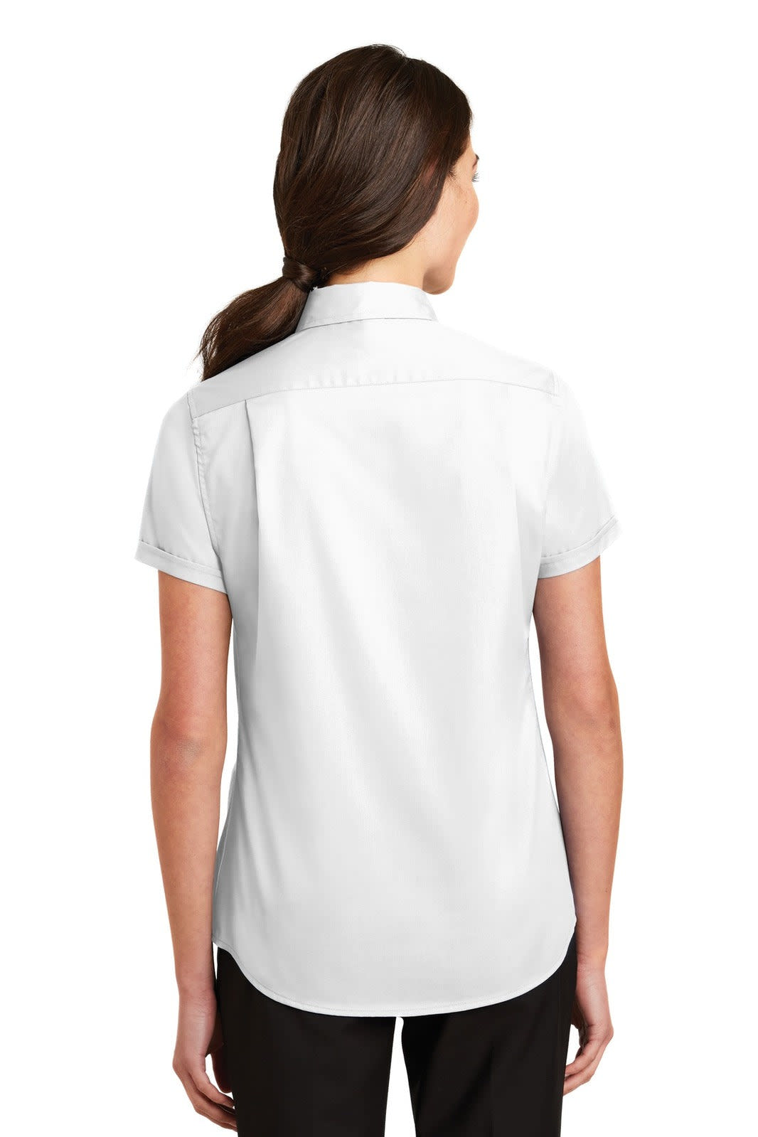 Port Authority Ladies Short Sleeve SuperPro Twill Shirt