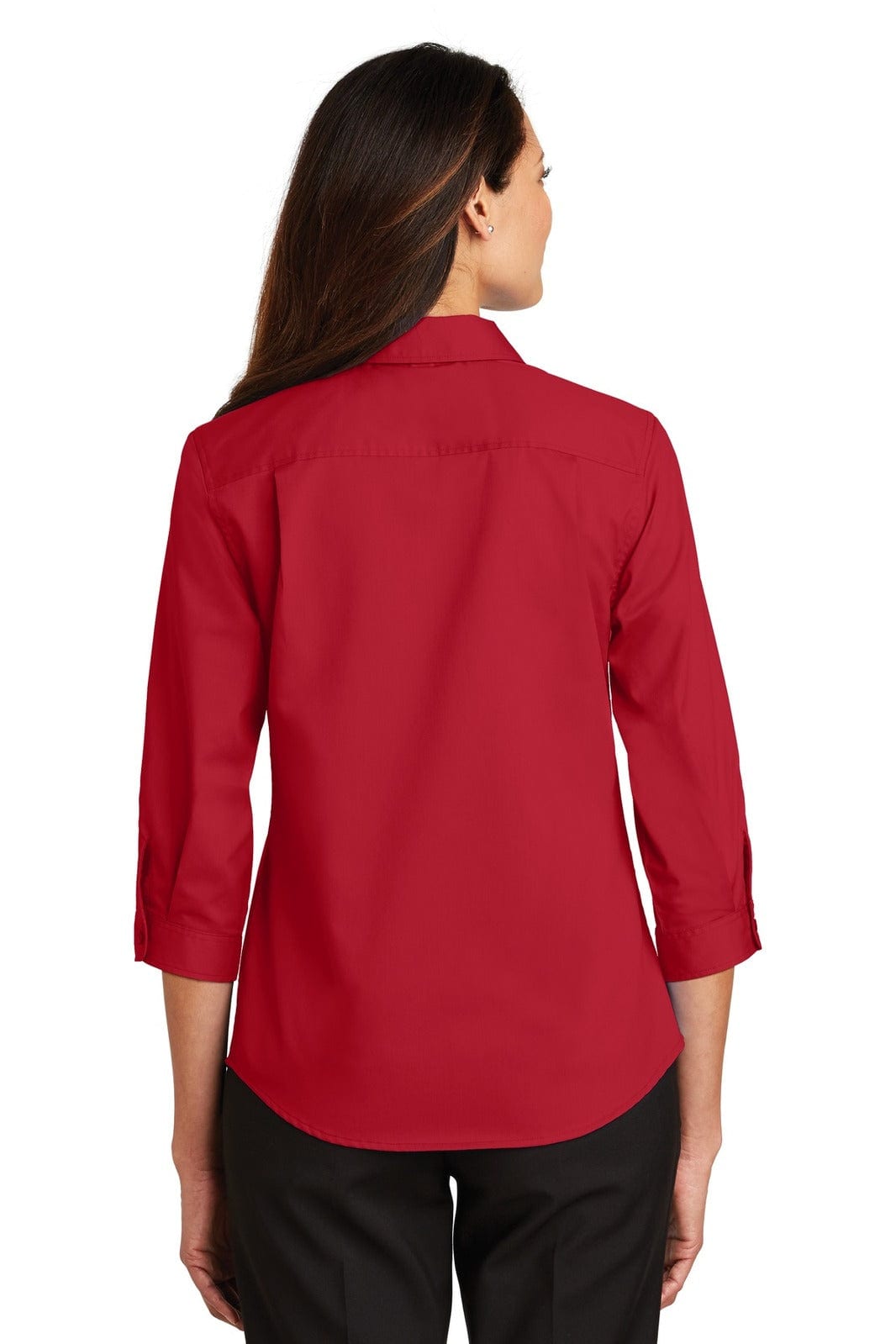 Port Authority Ladies 3/4-Sleeve SuperPro Twill Shirt