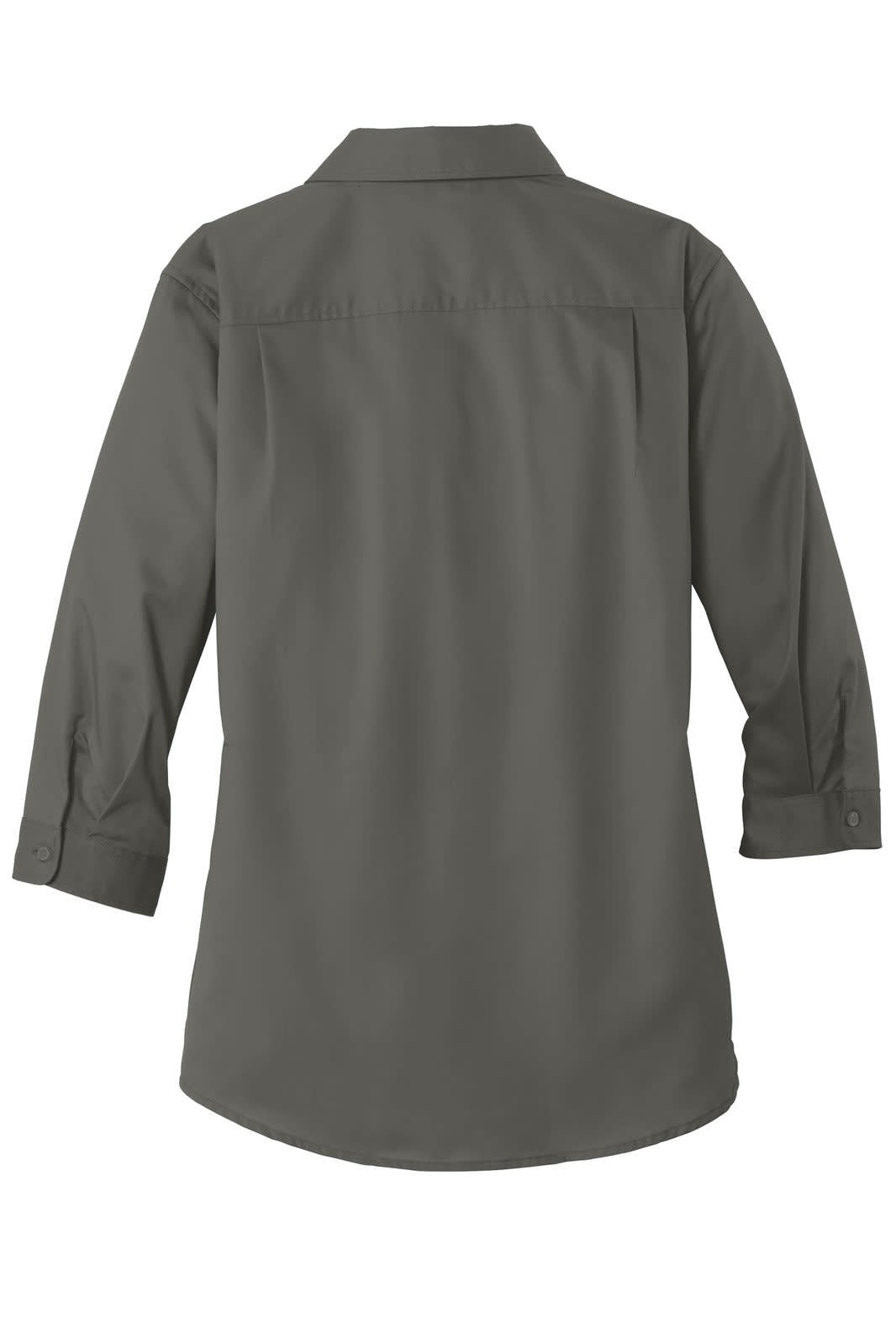 Port Authority Ladies 3/4-Sleeve SuperPro Twill Shirt