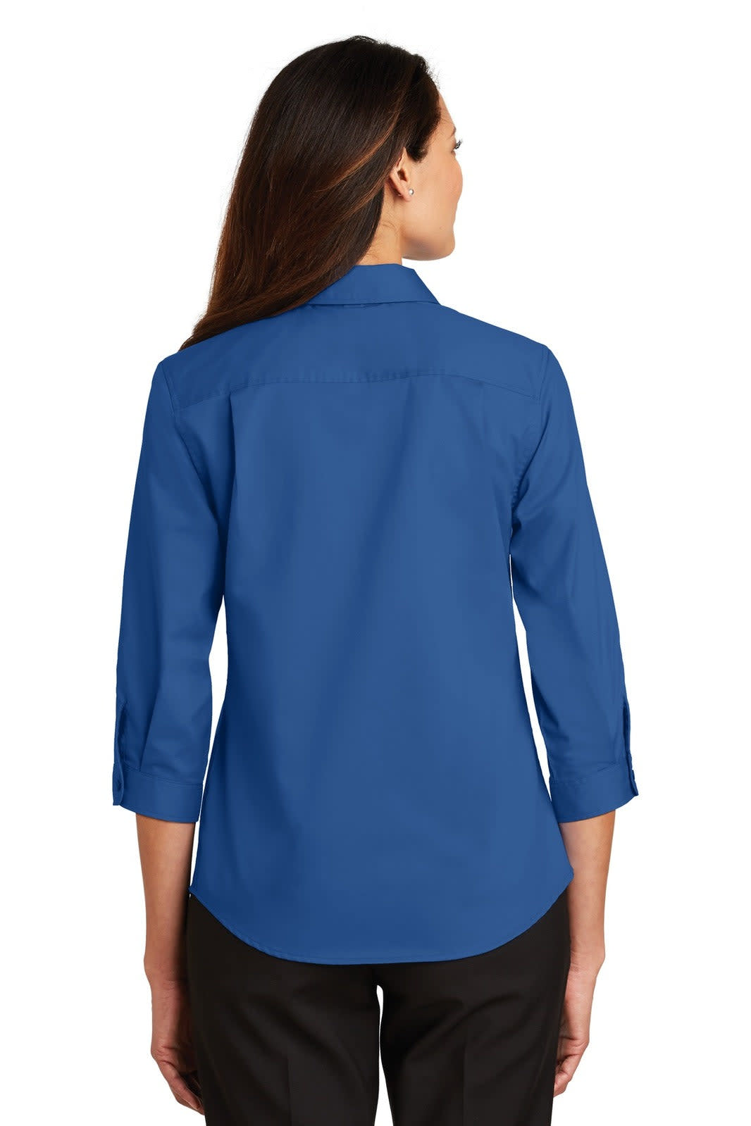 Port Authority Ladies 3/4-Sleeve SuperPro Twill Shirt