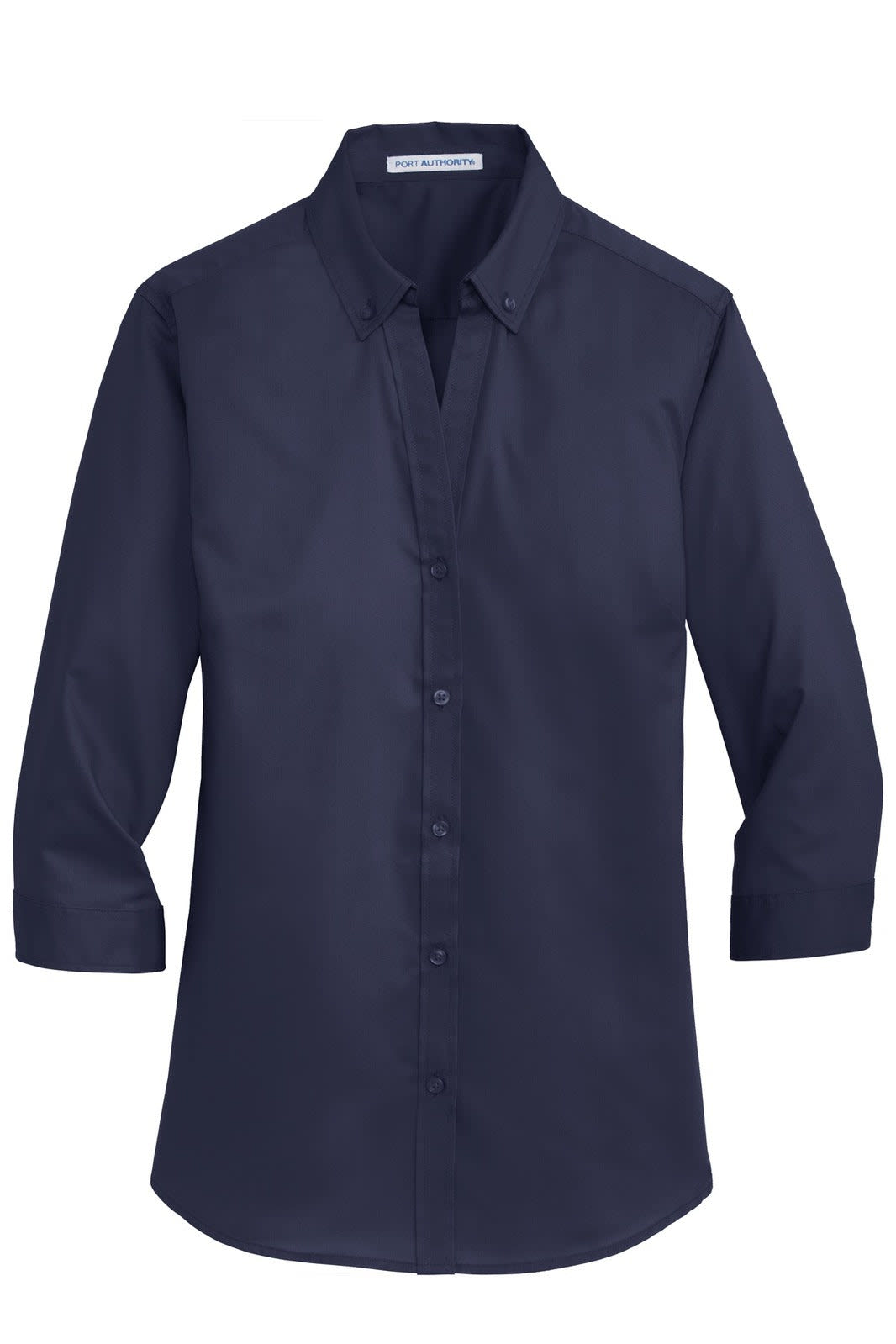 Port Authority Ladies 3/4-Sleeve SuperPro Twill Shirt