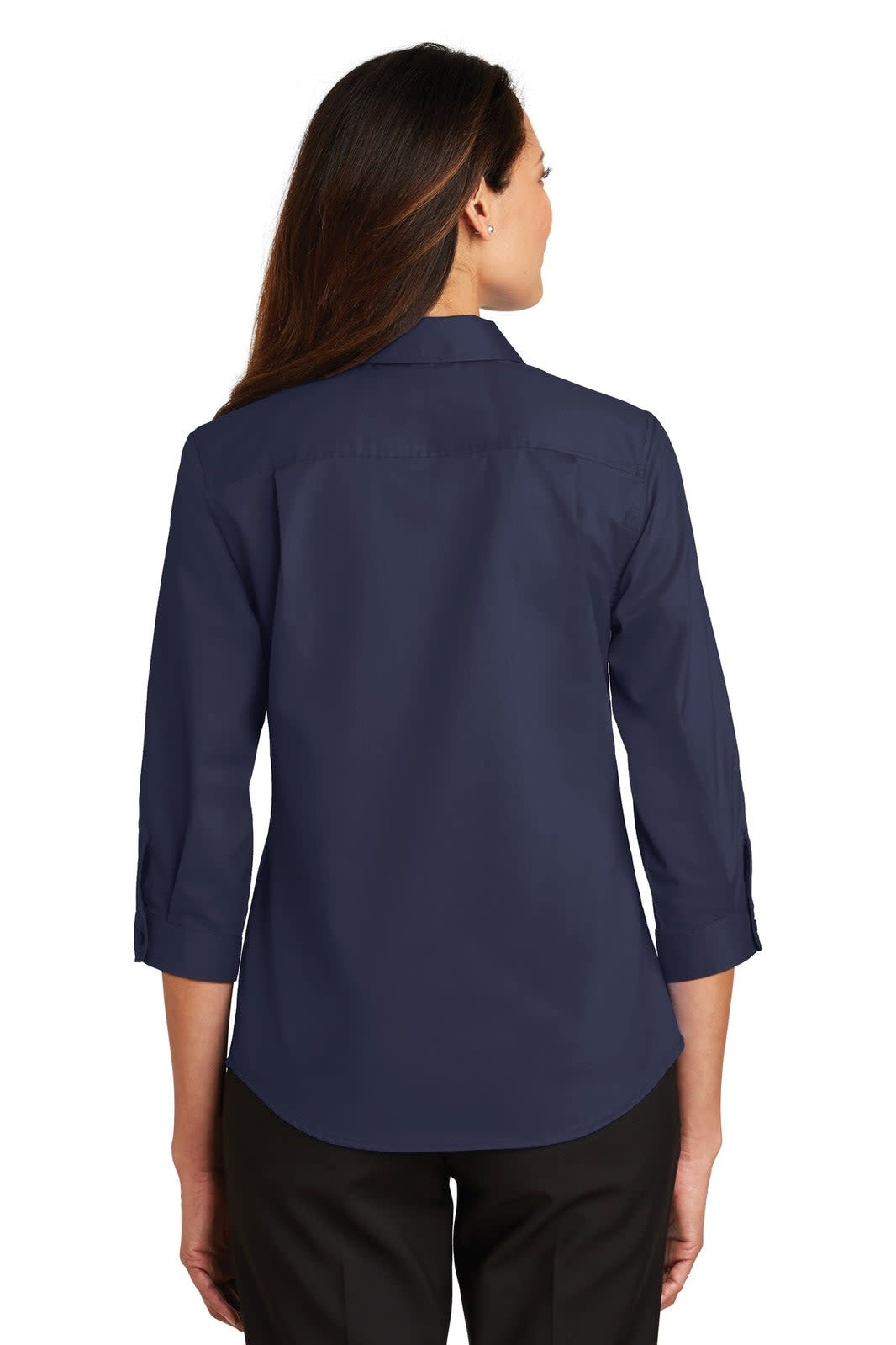 Port Authority Ladies 3/4-Sleeve SuperPro Twill Shirt