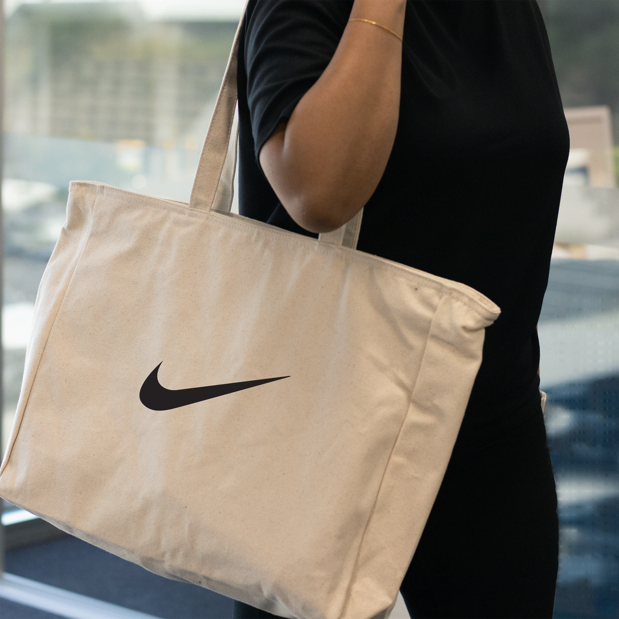 Lamar Recycled Large Tote Bag