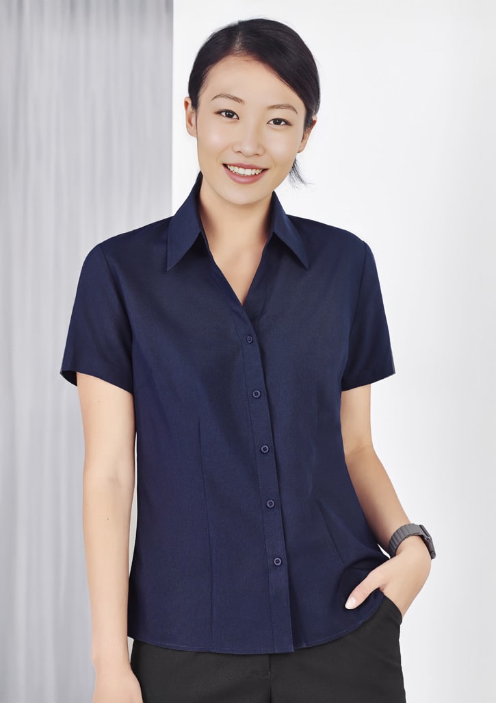 Oasis Ladies Plain Short Sleeve Shirt