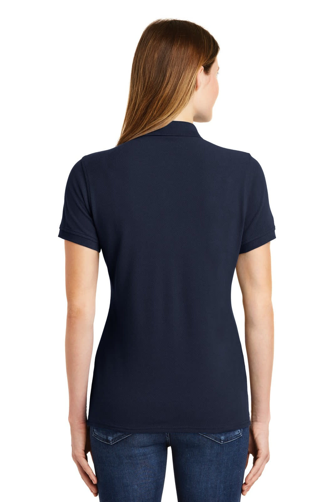 Port & Company Ladies Ring Spun Pique Polo