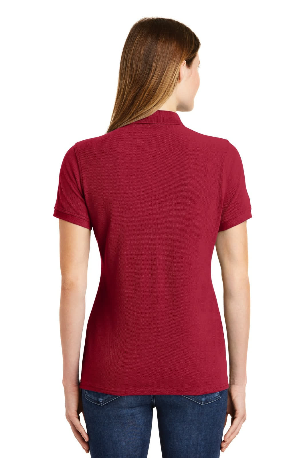 Port & Company Ladies Ring Spun Pique Polo