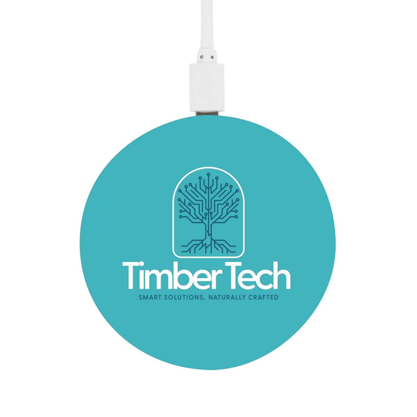 Arc Round Bamboo Wireless Charger