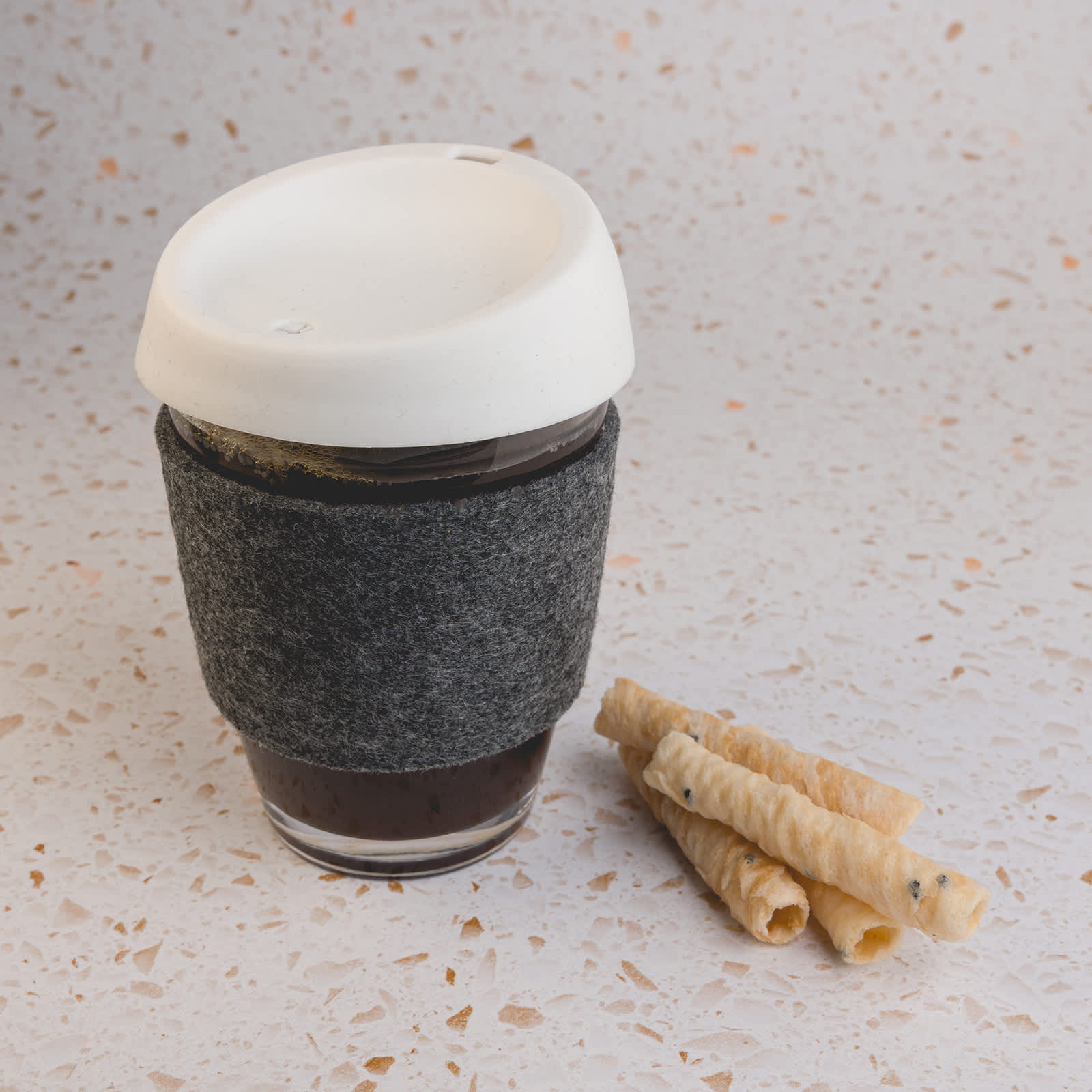 Vienna Coffee Cup / Silicone Lid / RPET Band