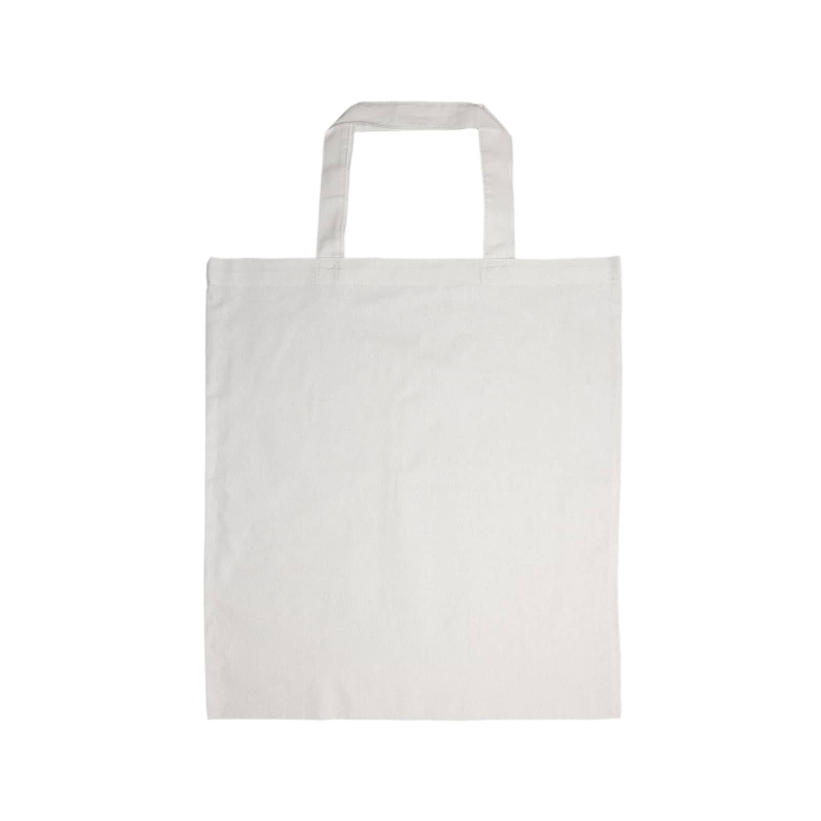 Coloured Cotton Short Handle Tote Bag