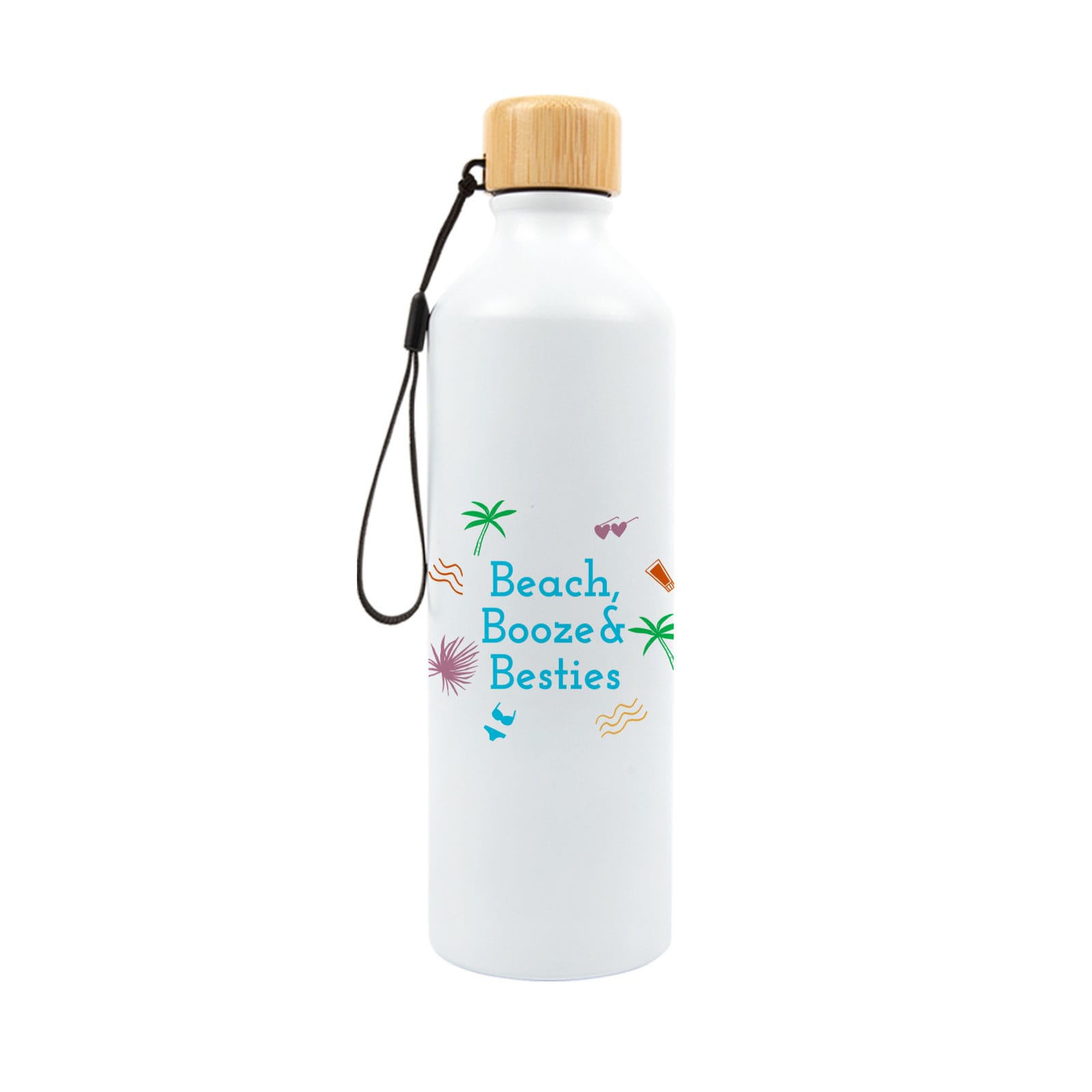 Gelato Aluminium Bottle with Bamboo Lid