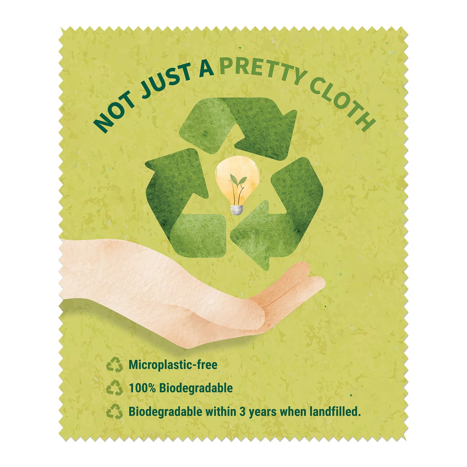 Biodex Biodegradable Lens Cloth