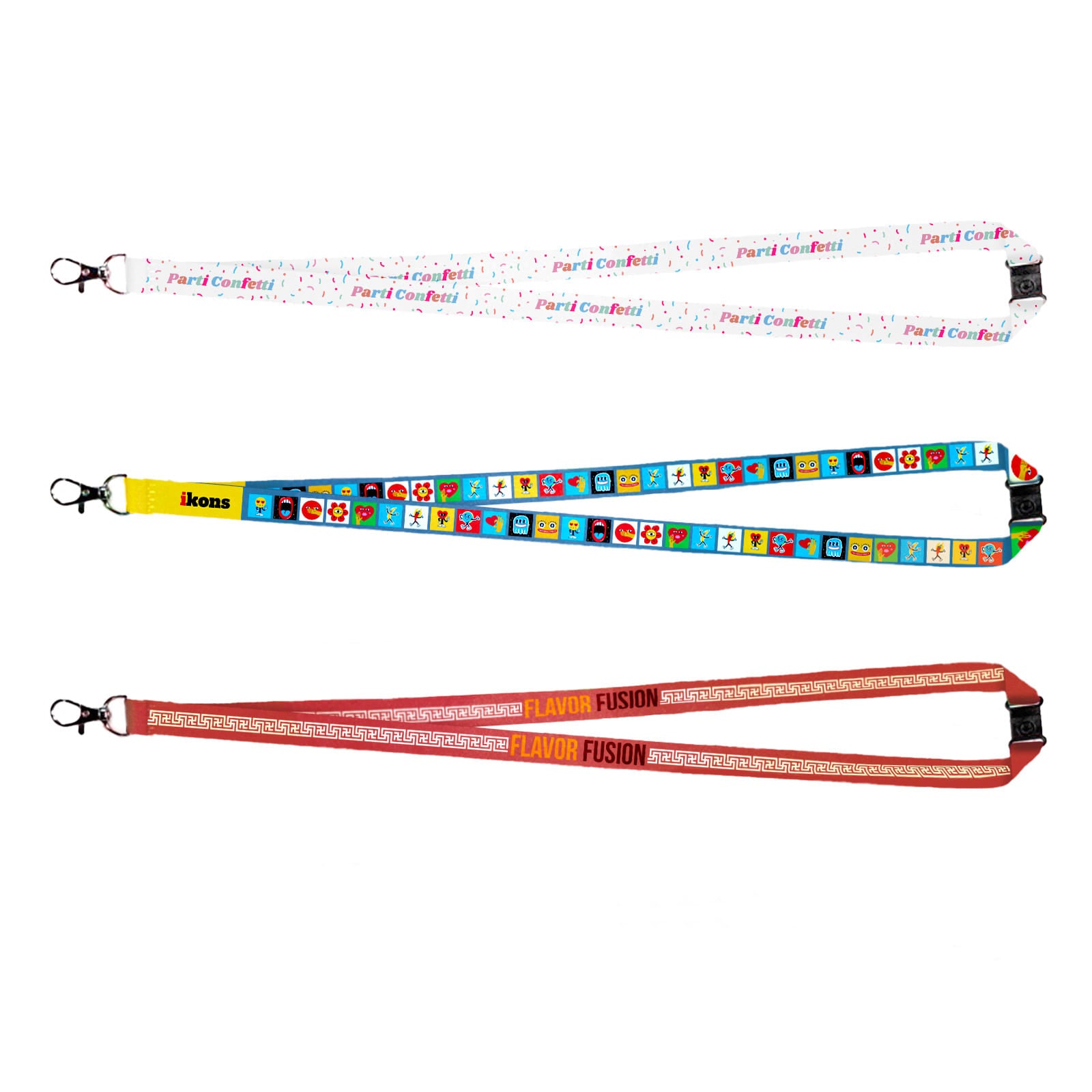 Azure Sublimated Lanyard