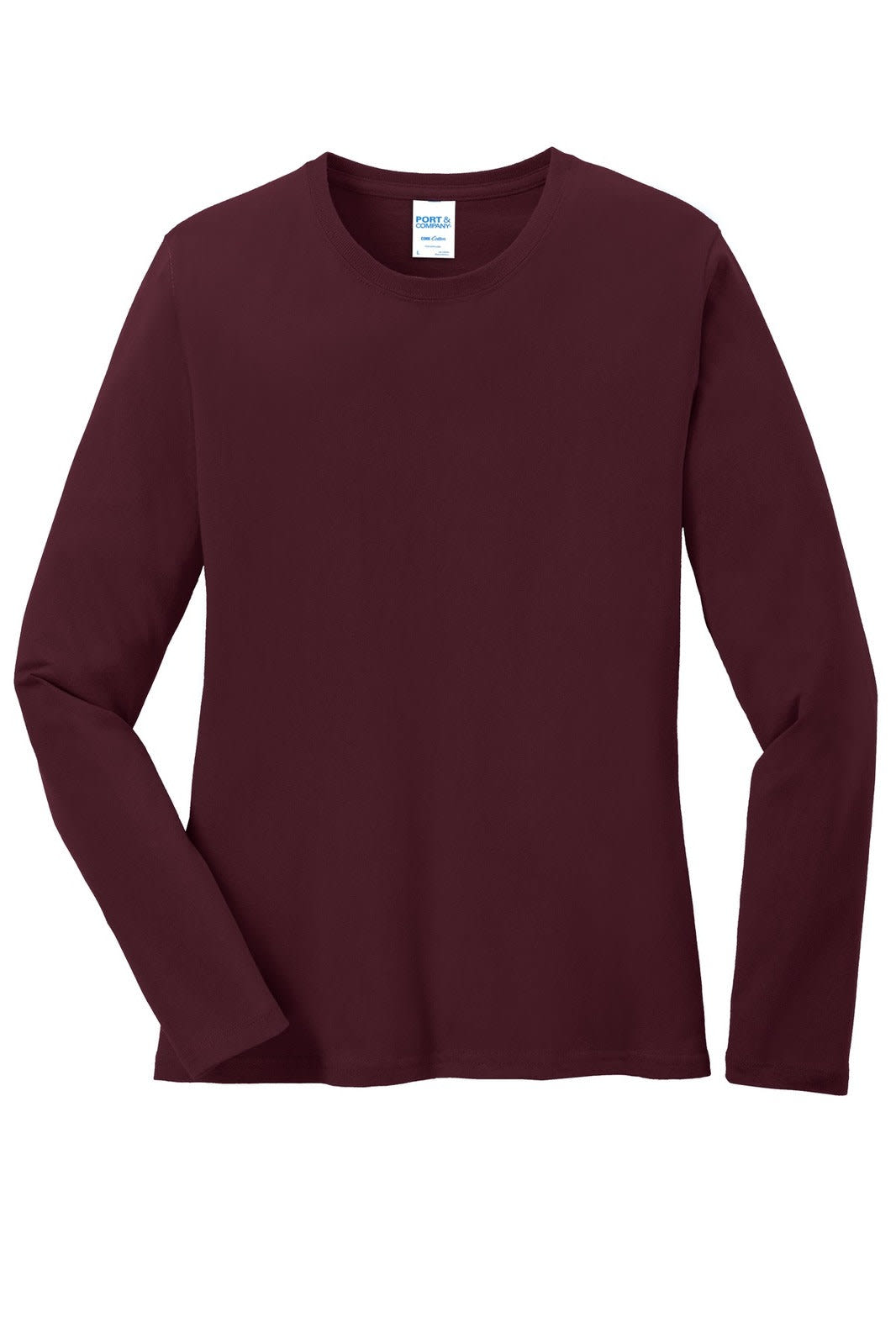 Port & Company Ladies Long Sleeve Core Cotton Tee