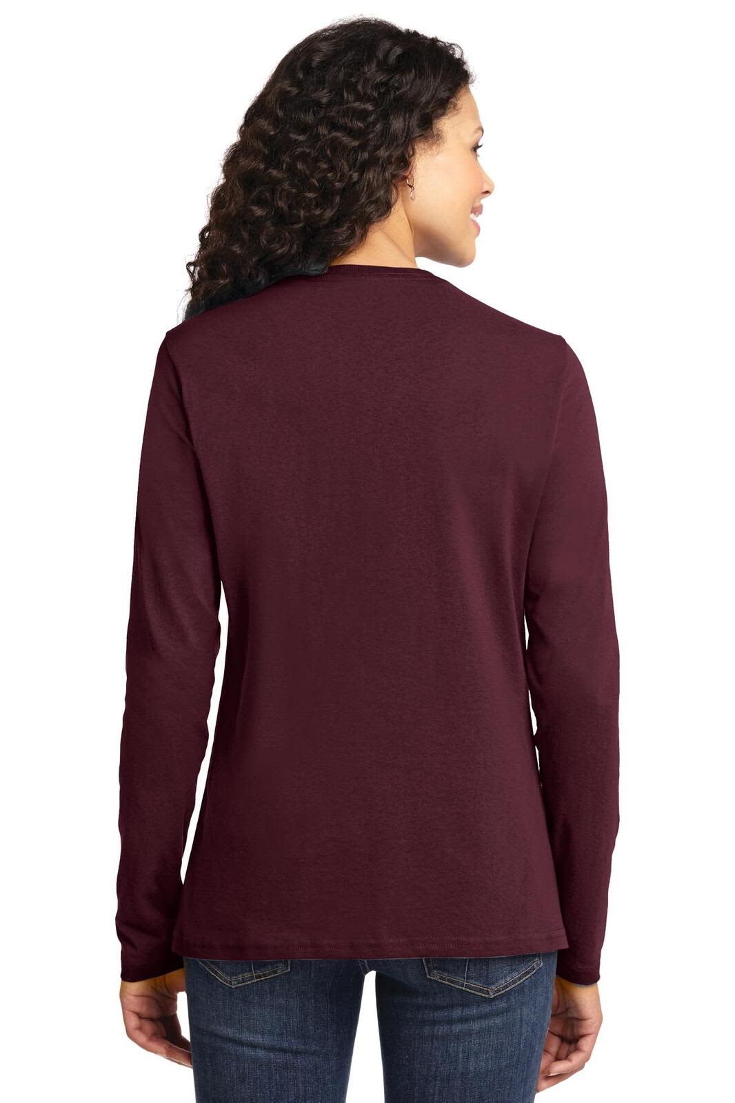 Port & Company Ladies Long Sleeve Core Cotton Tee