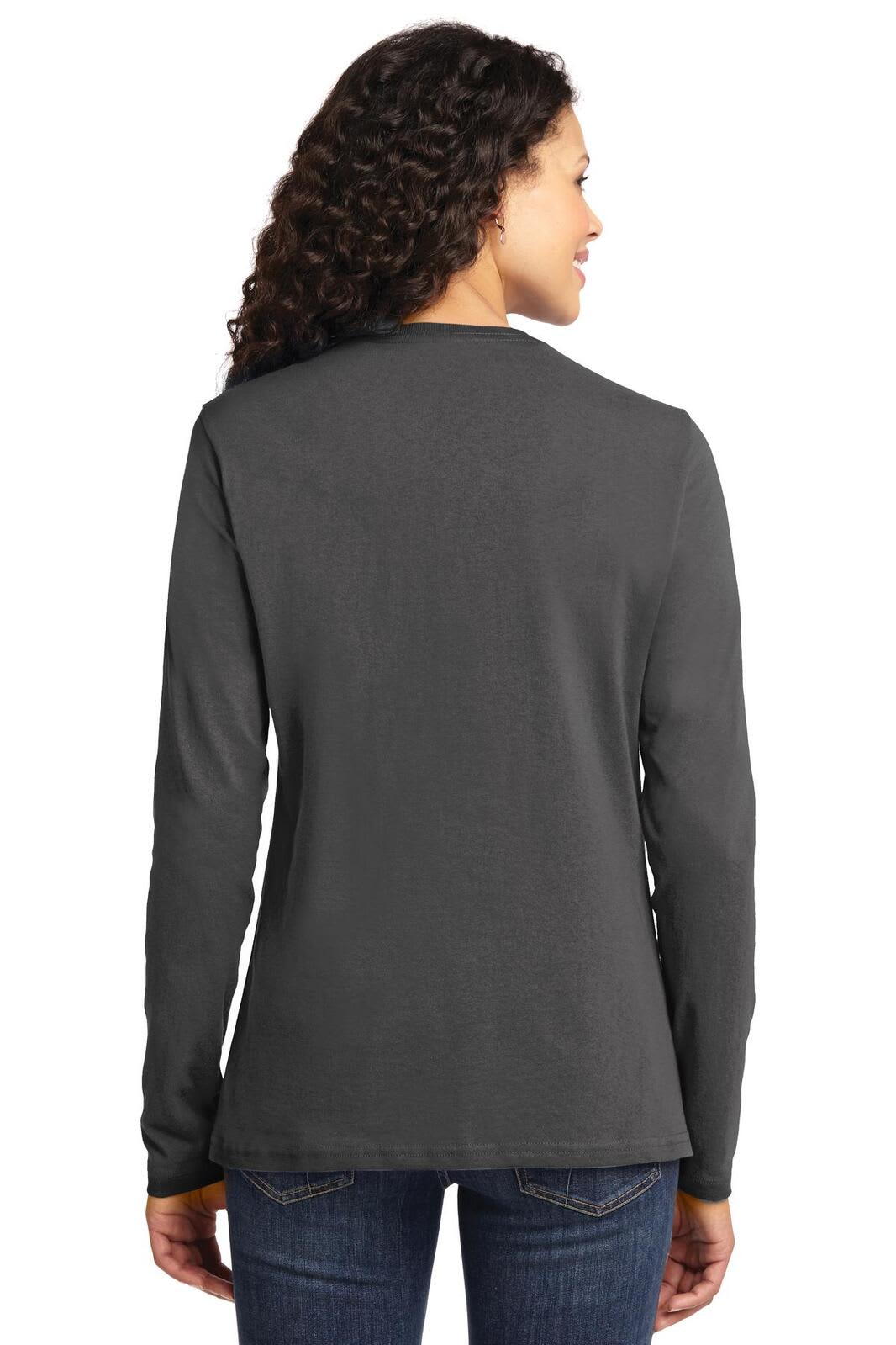 Port & Company Ladies Long Sleeve Core Cotton Tee
