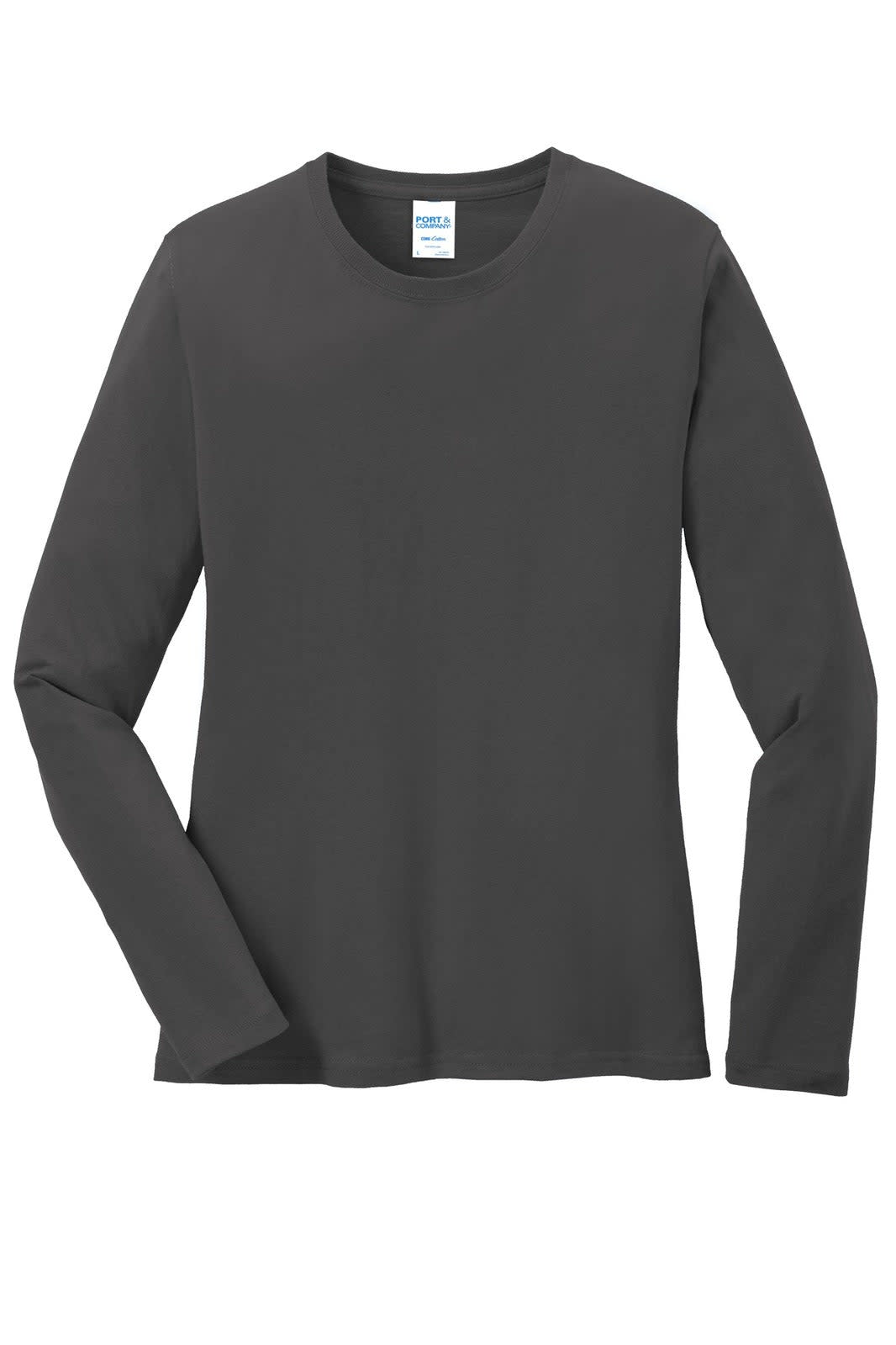 Port & Company Ladies Long Sleeve Core Cotton Tee