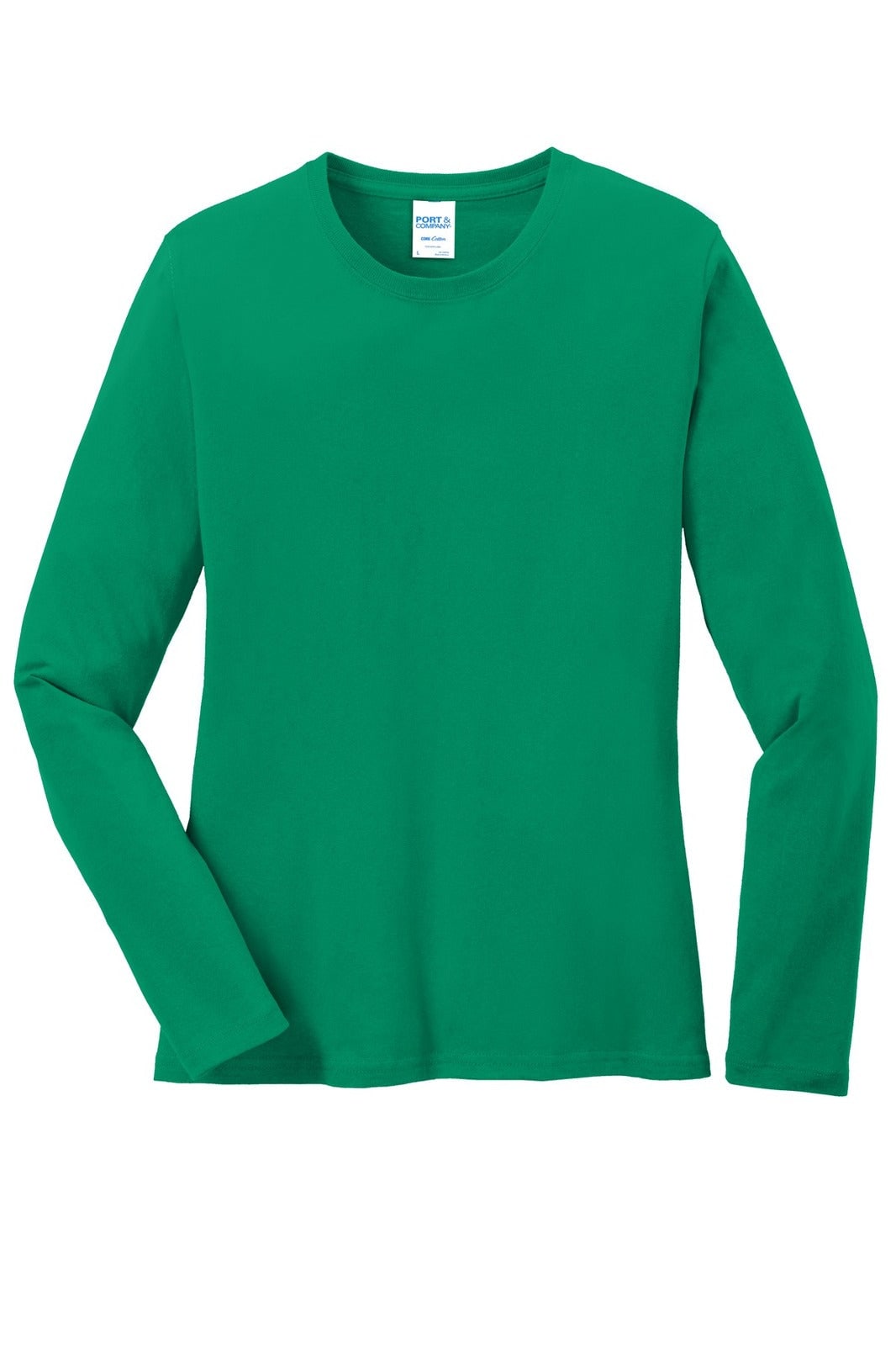 Port & Company Ladies Long Sleeve Core Cotton Tee