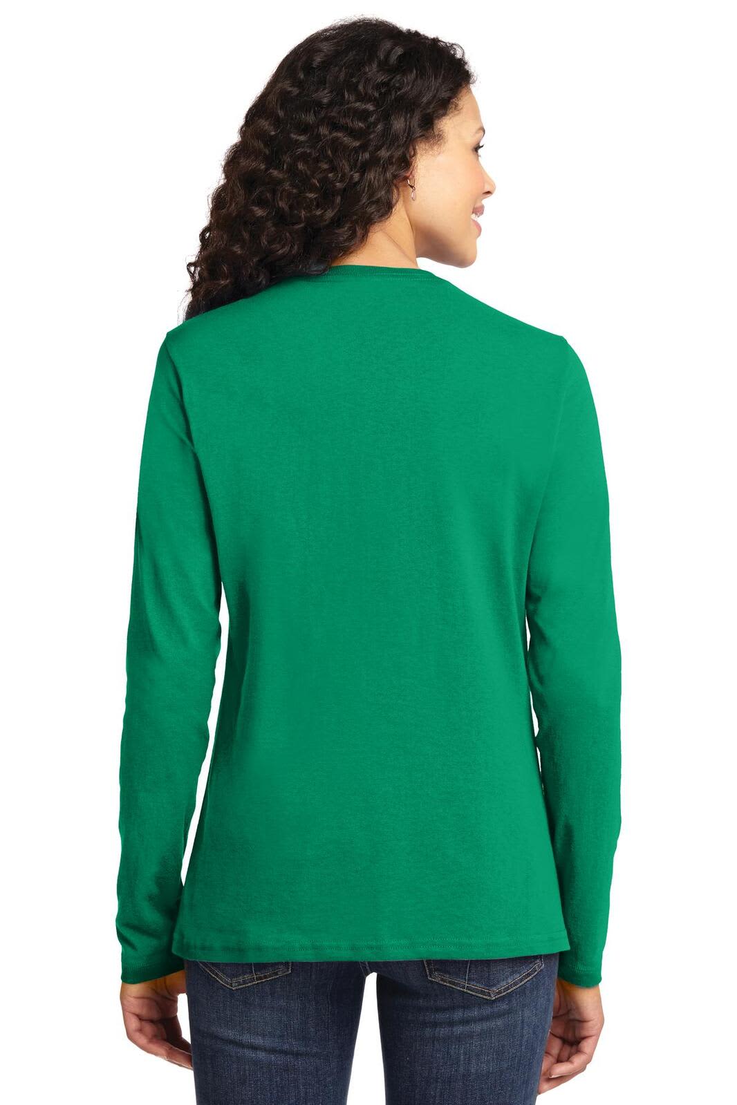 Port & Company Ladies Long Sleeve Core Cotton Tee