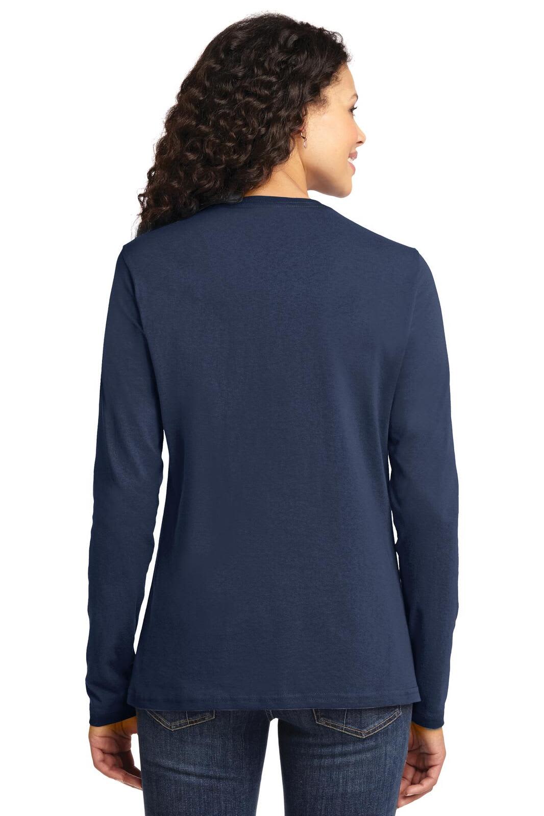 Port & Company Ladies Long Sleeve Core Cotton Tee