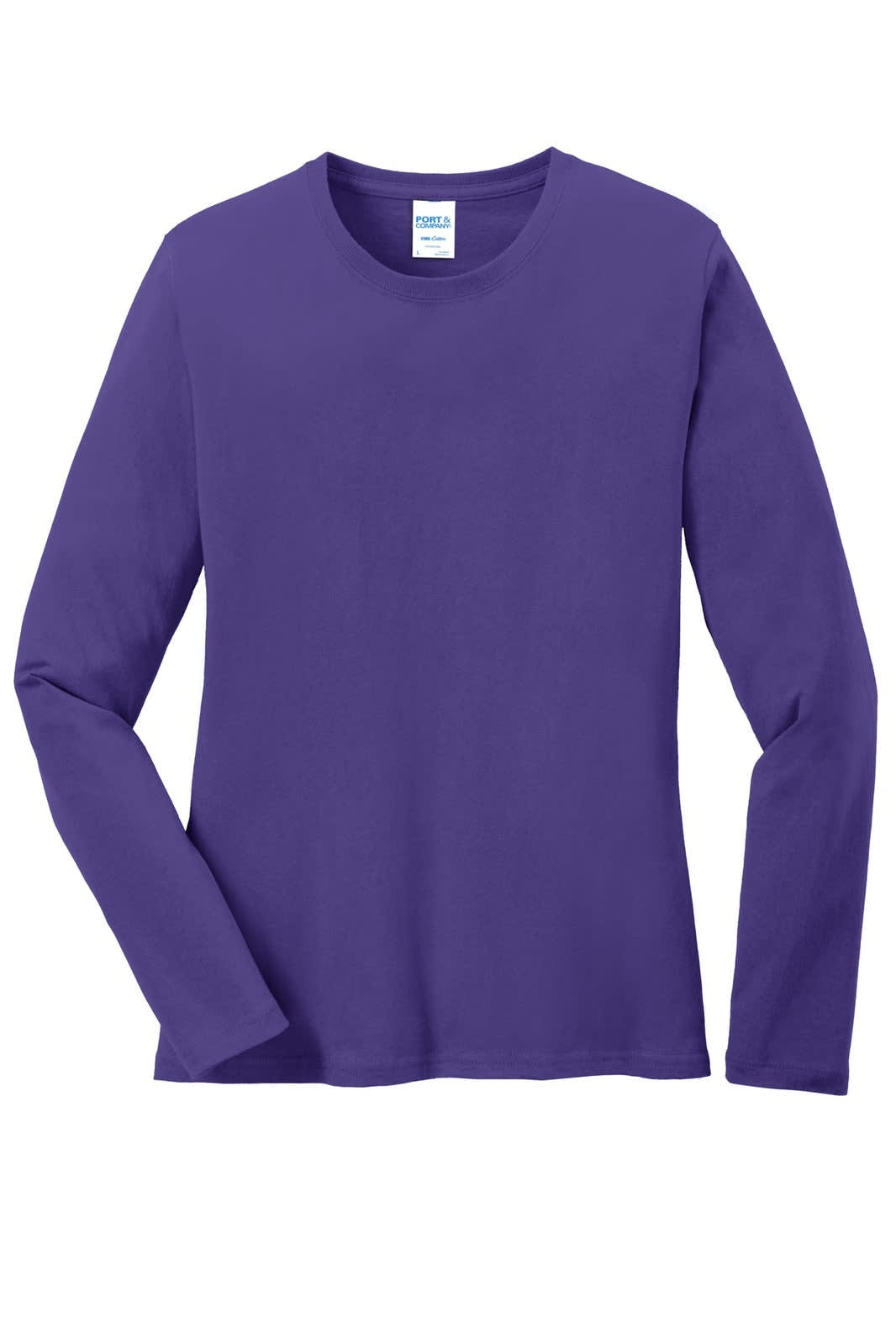 Port & Company Ladies Long Sleeve Core Cotton Tee