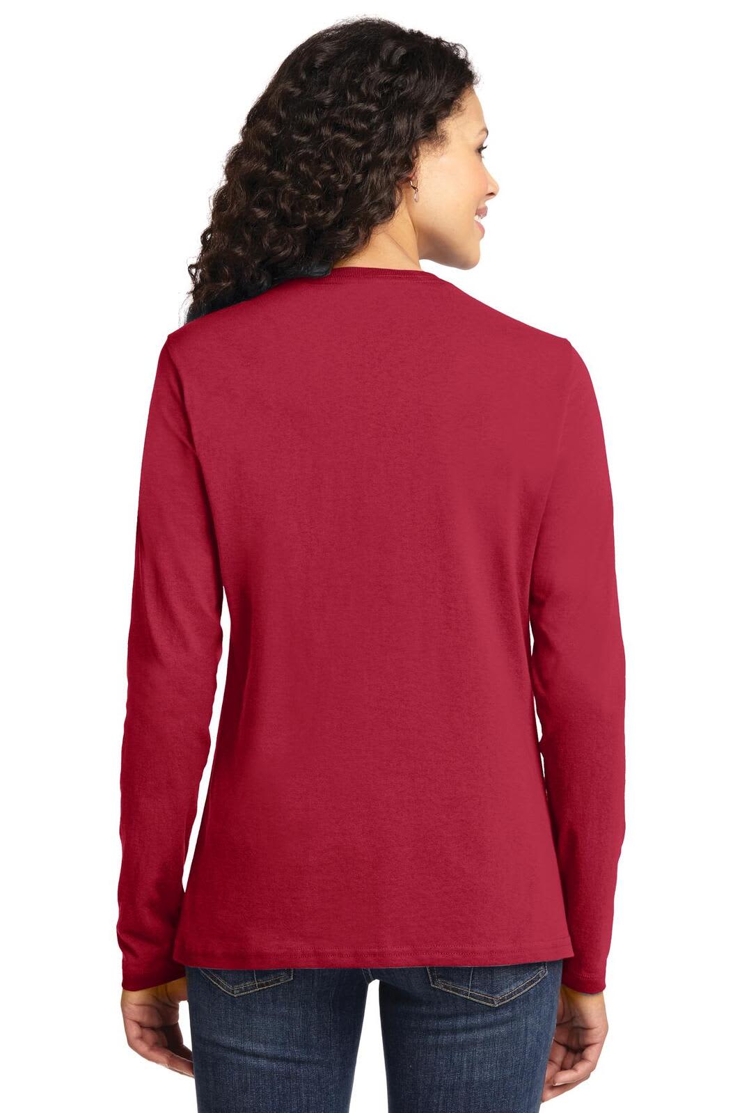 Port & Company Ladies Long Sleeve Core Cotton Tee