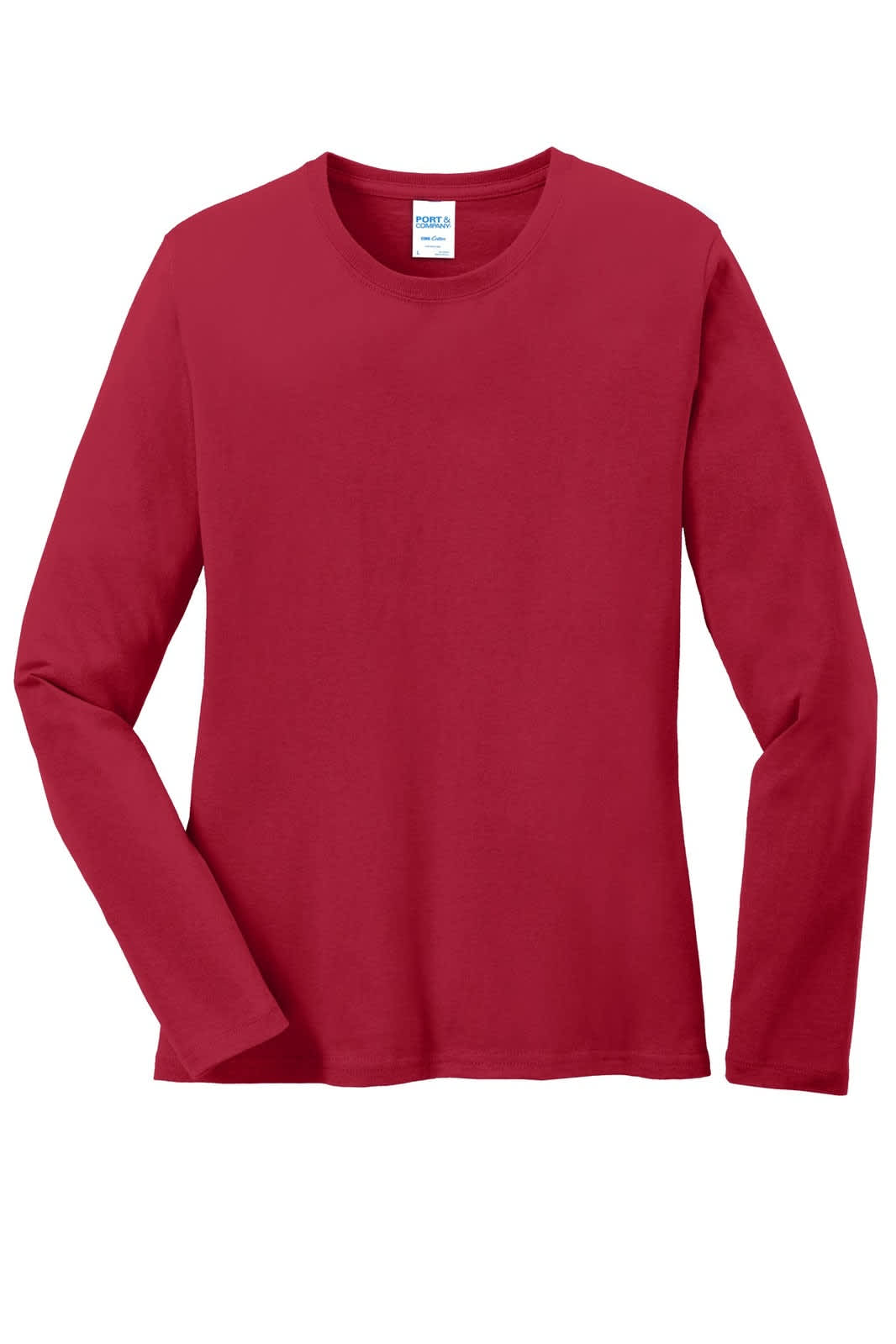 Port & Company Ladies Long Sleeve Core Cotton Tee