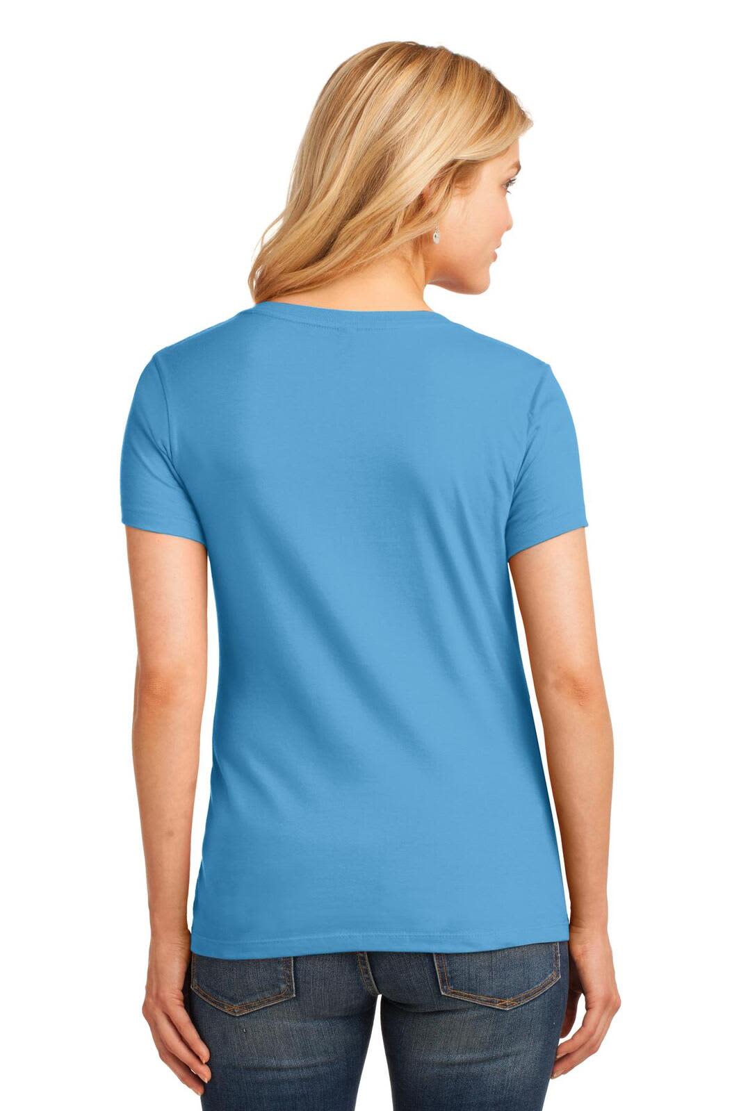 Port & Company Ladies Core Cotton V-Neck Tee