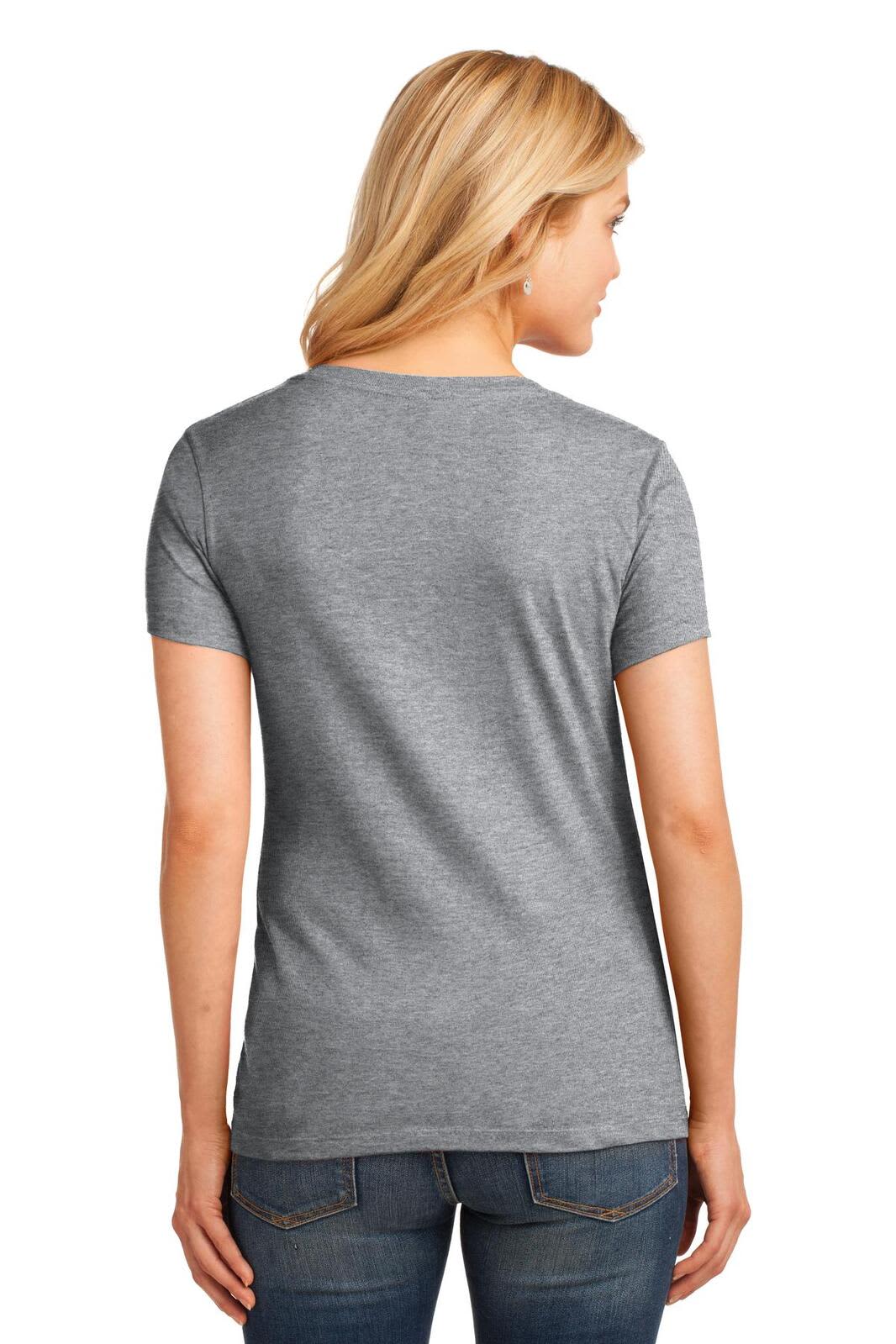 Port & Company Ladies Core Cotton V-Neck Tee
