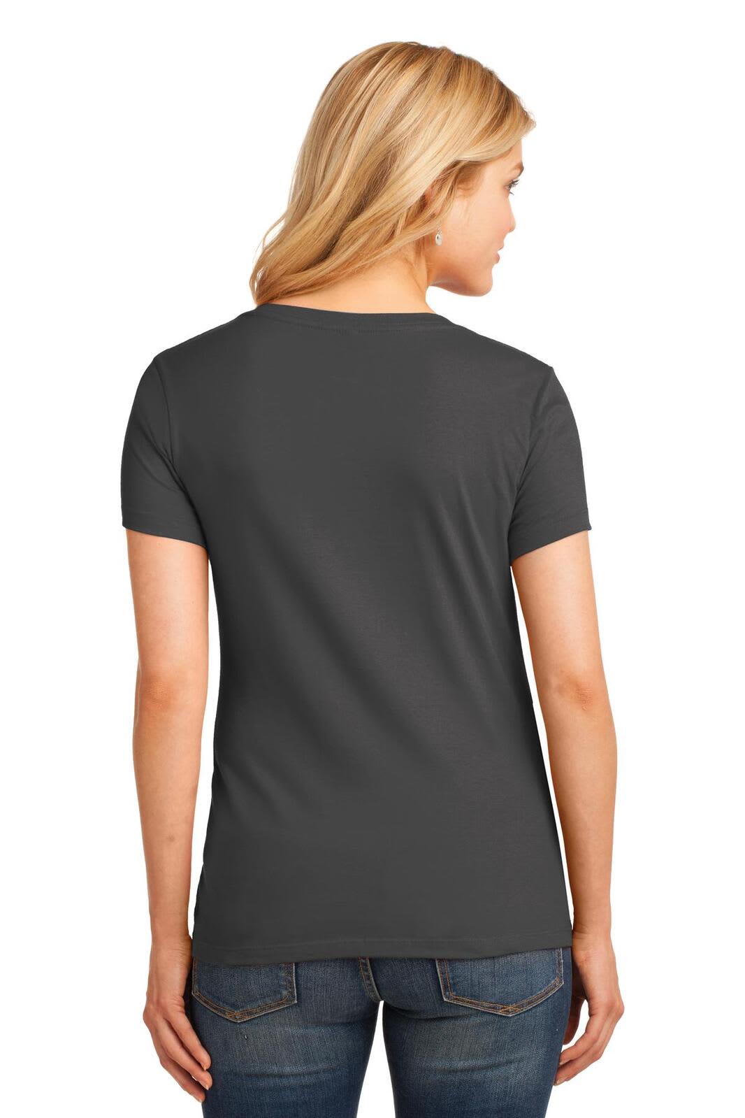 Port & Company Ladies Core Cotton V-Neck Tee
