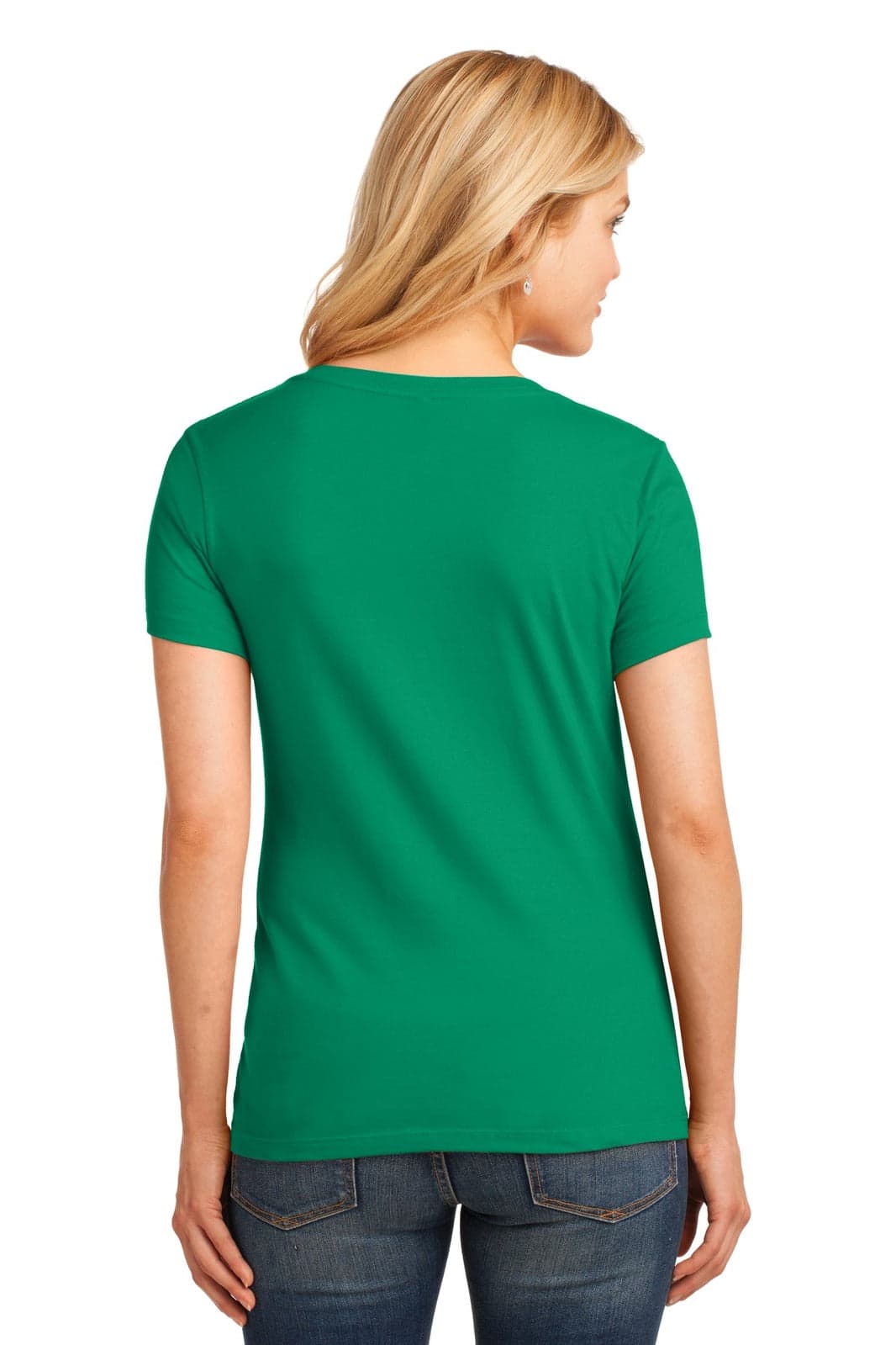 Port & Company Ladies Core Cotton V-Neck Tee