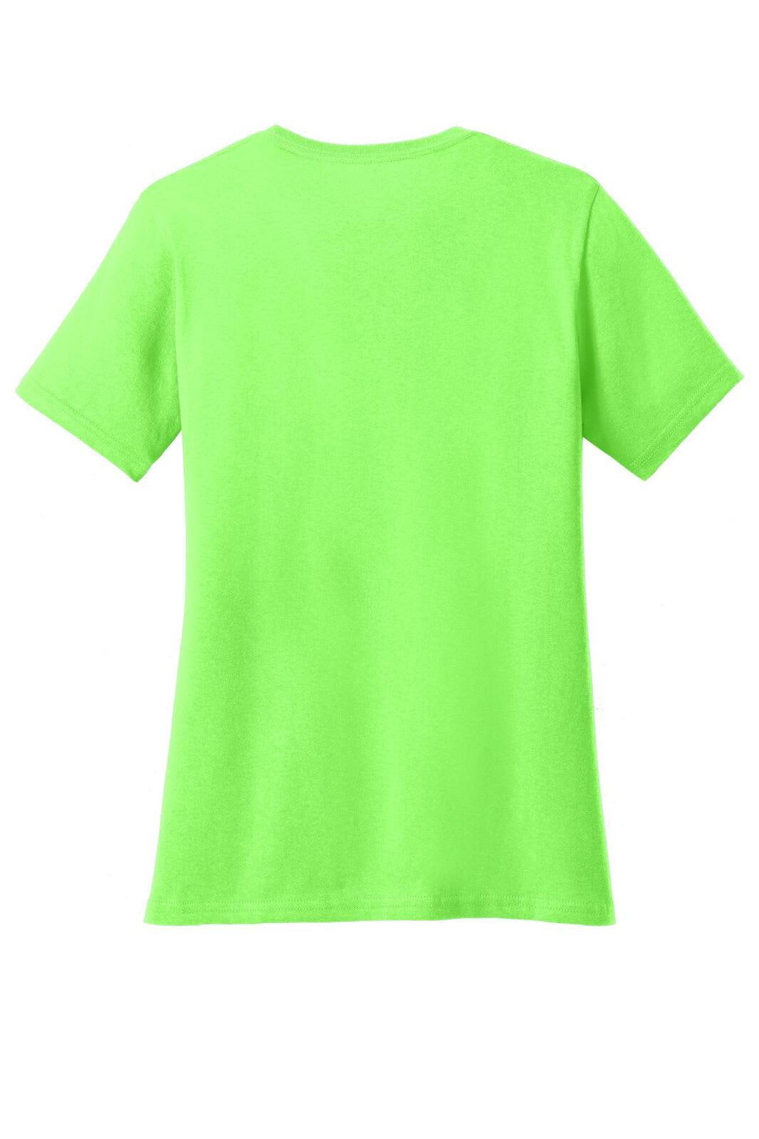 Port & Company Ladies Core Cotton V-Neck Tee