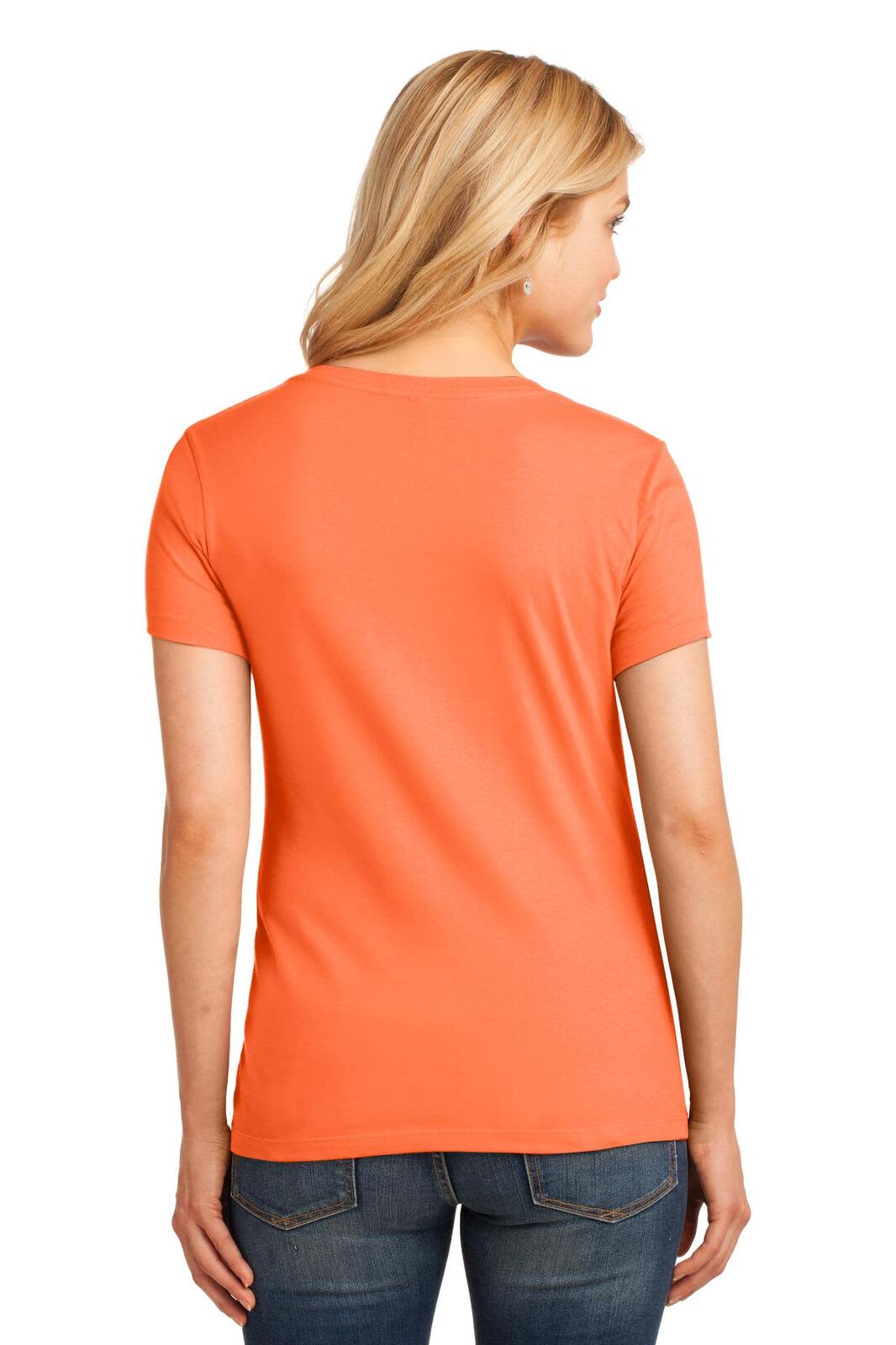 Port & Company Ladies Core Cotton V-Neck Tee