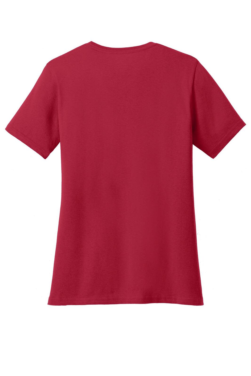 Port & Company Ladies Core Cotton V-Neck Tee