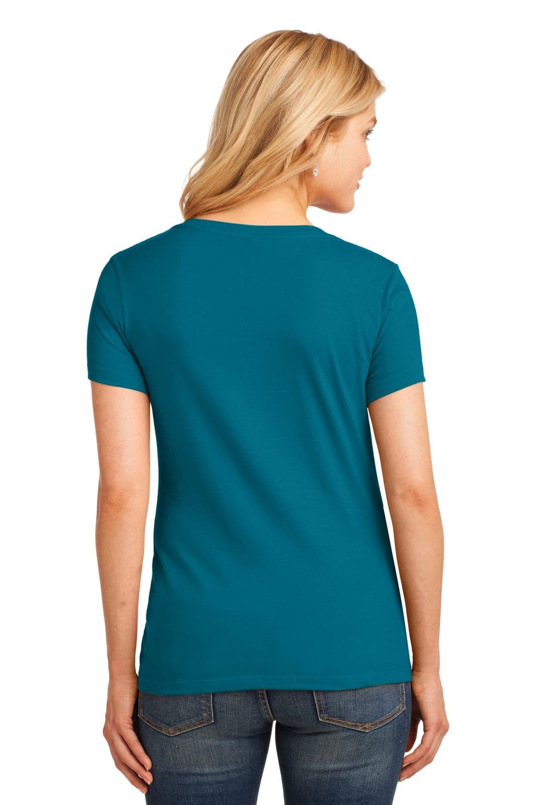 Port & Company Ladies Core Cotton V-Neck Tee