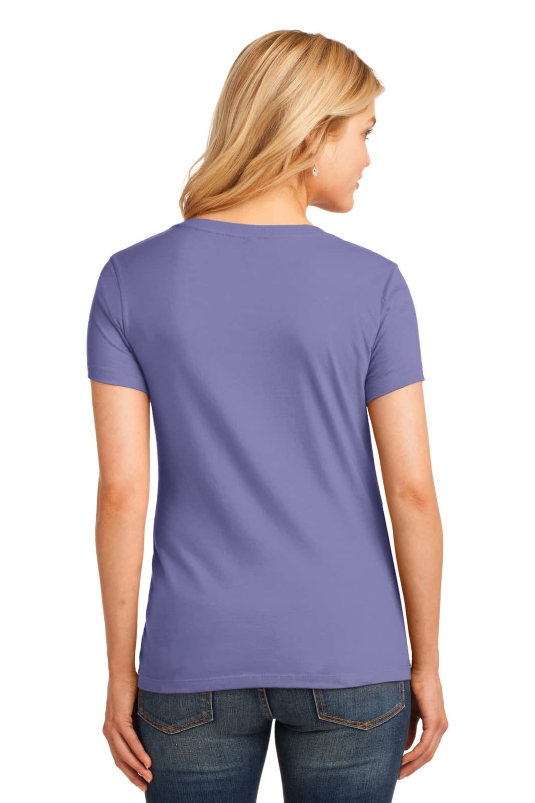 Port & Company Ladies Core Cotton V-Neck Tee