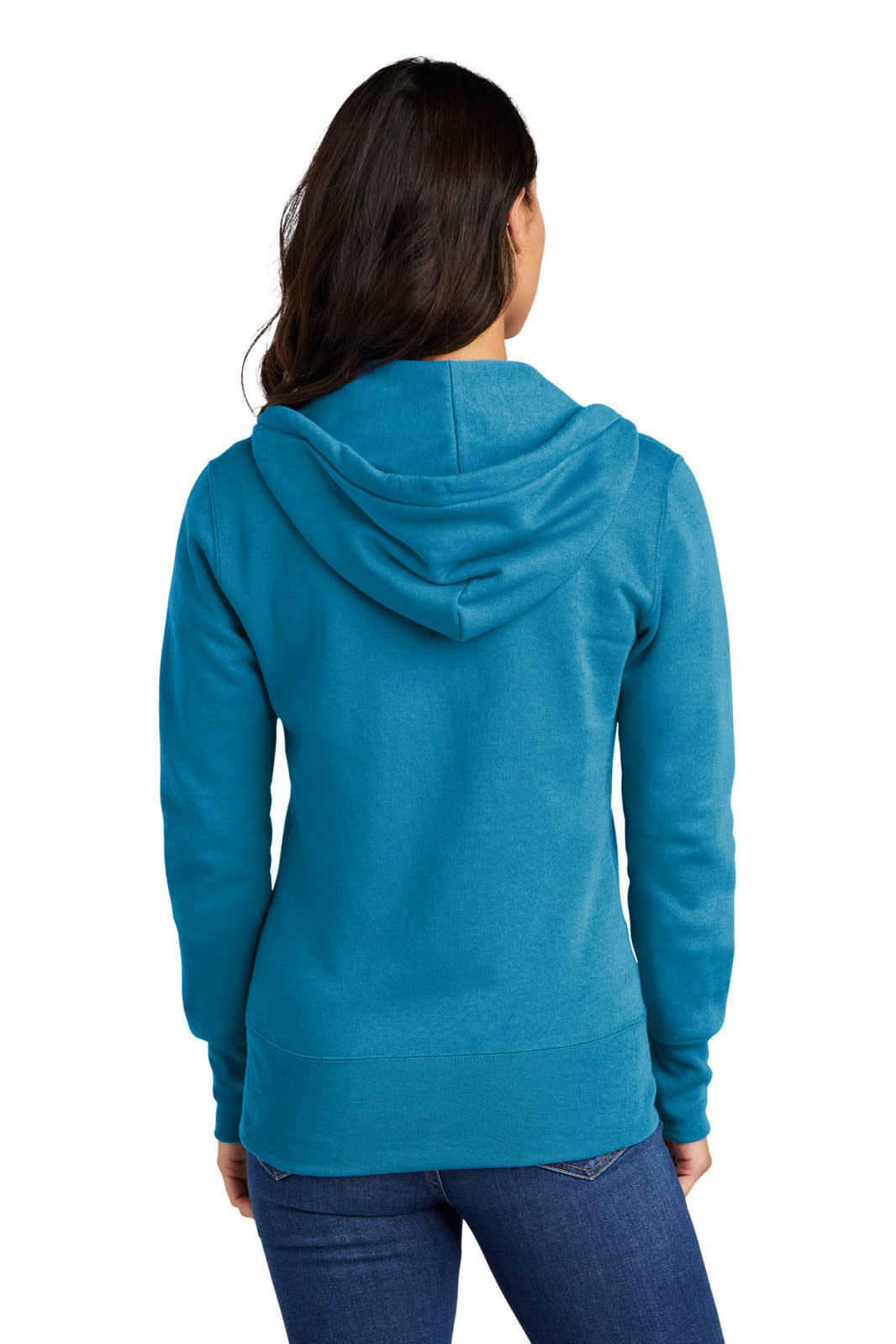 Port & Company Ladies Core Fleece Full-Zip Hooded Sweatshirt