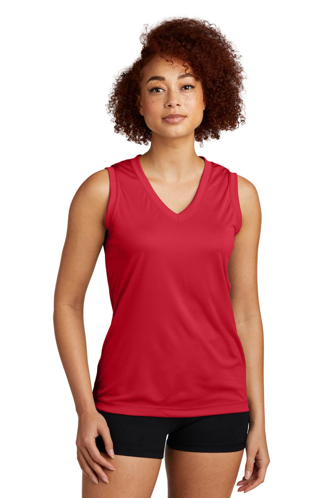 Sport-Tek Ladies Sleeveless PosiCharge Competitor V-Neck Tee