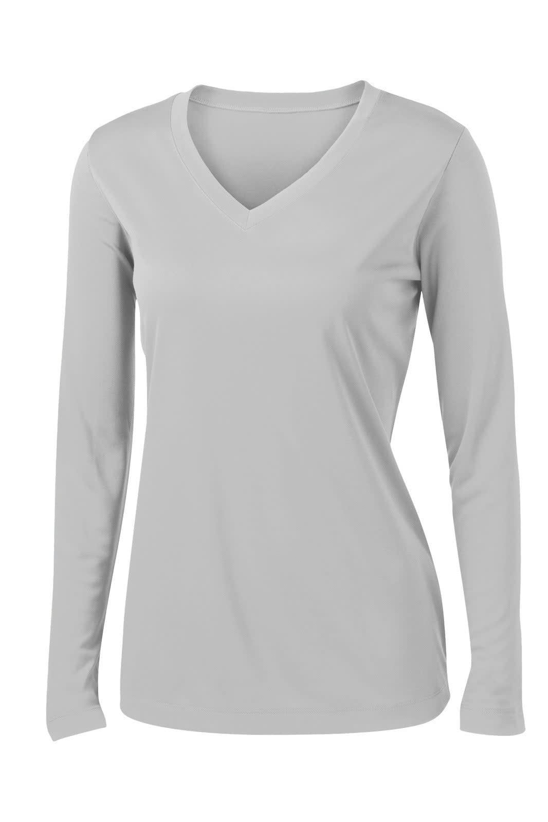 Sport-Tek Ladies Long Sleeve PosiCharge Competitor V-Neck Tee