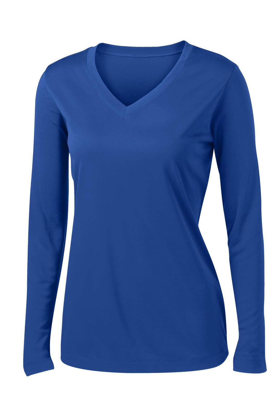 Sport-Tek Ladies Long Sleeve PosiCharge Competitor V-Neck Tee