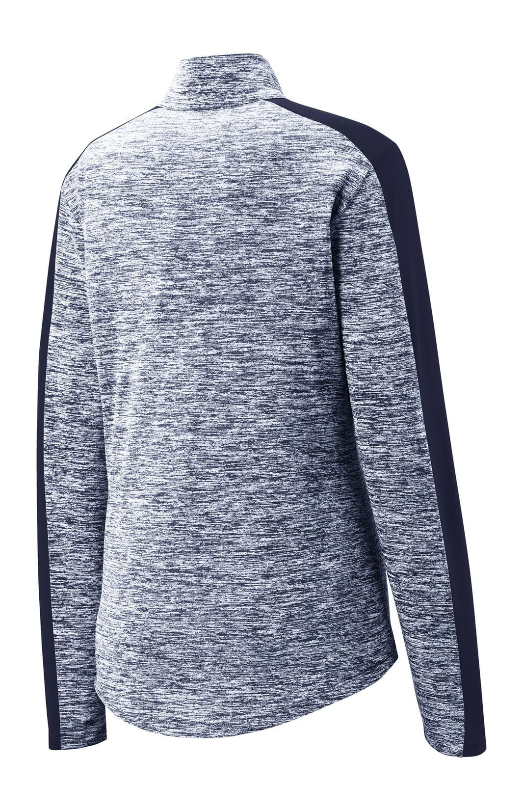Sport-Tek Ladies PosiCharge Electric Heather Colorblock 1/4-Zip Pullover