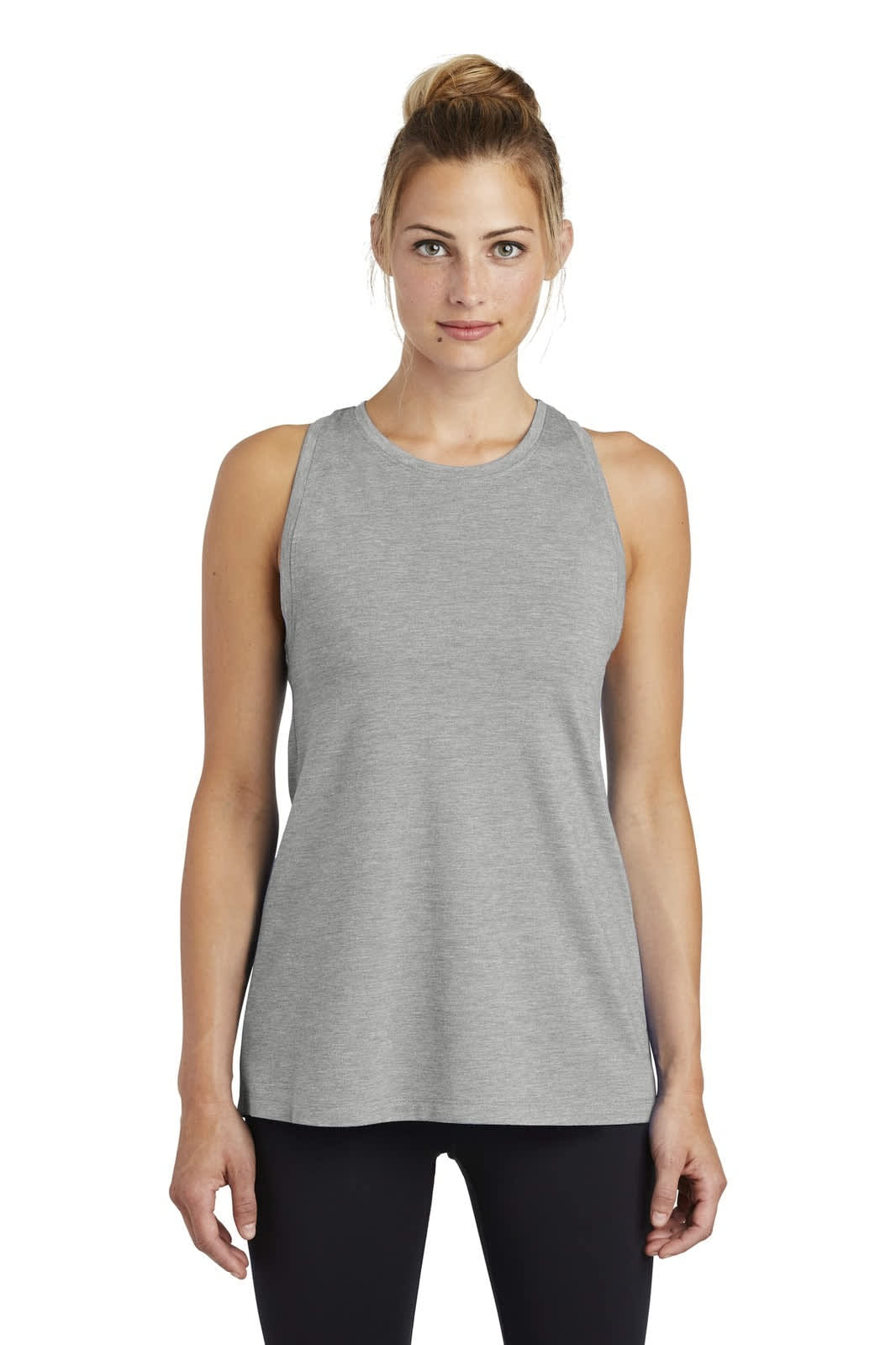 Sport-Tek  Ladies PosiCharge  Tri-Blend Wicking Tank
