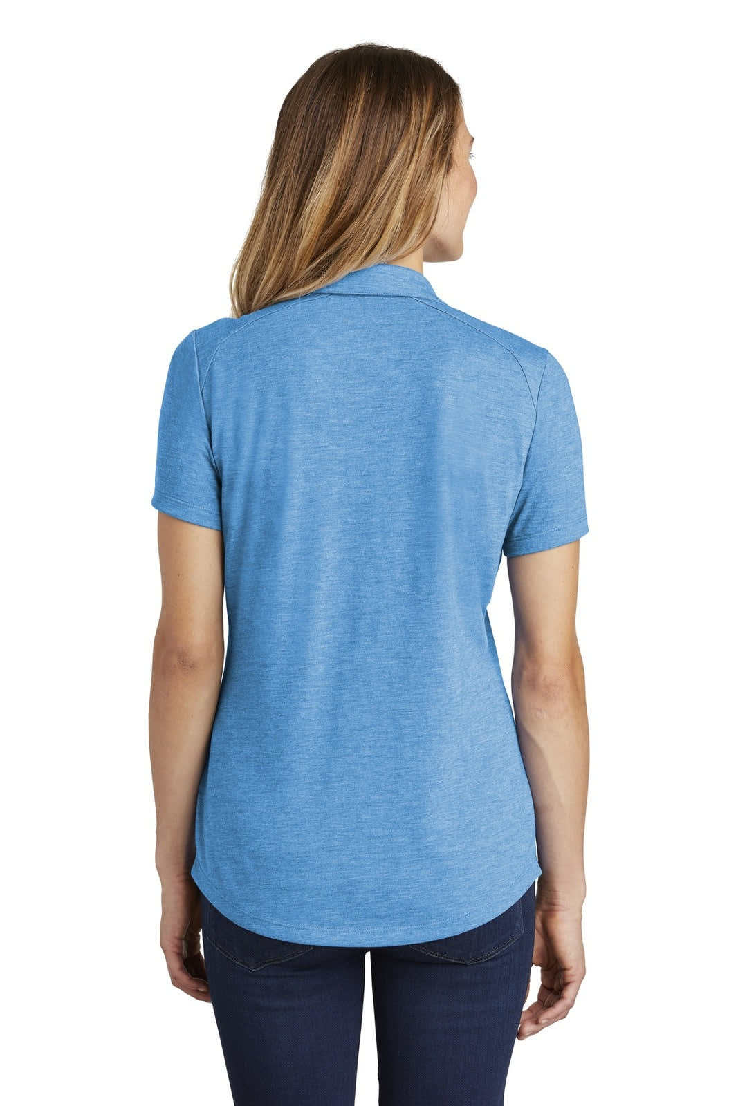 Sport-Tek  Ladies PosiCharge  Tri-Blend Wicking Polo