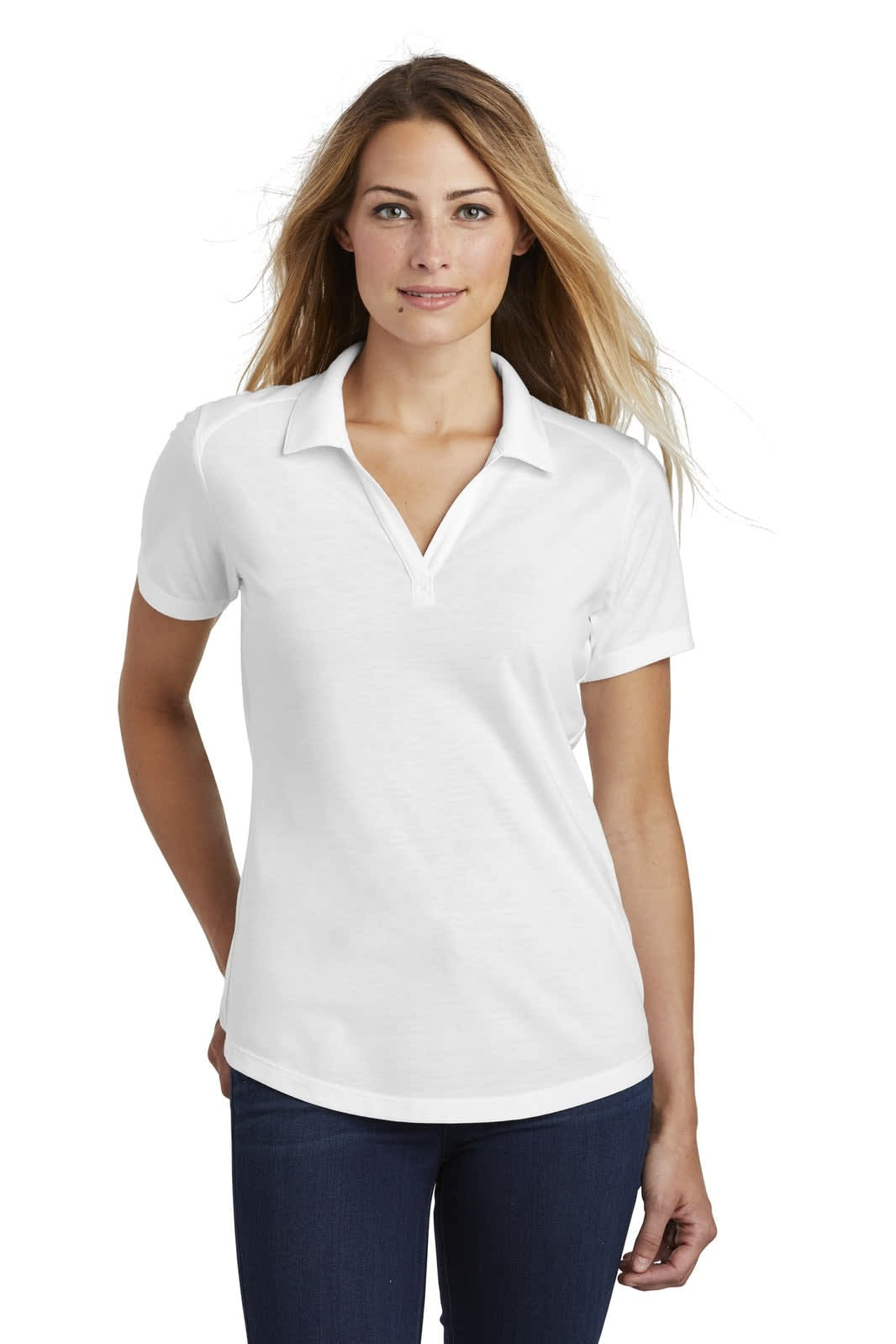 Sport-Tek  Ladies PosiCharge  Tri-Blend Wicking Polo