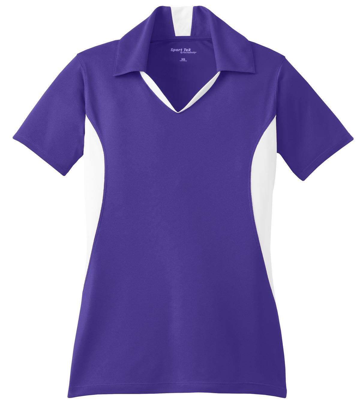 Sport-Tek Ladies Side Blocked Micropique Sport-Wick Polo