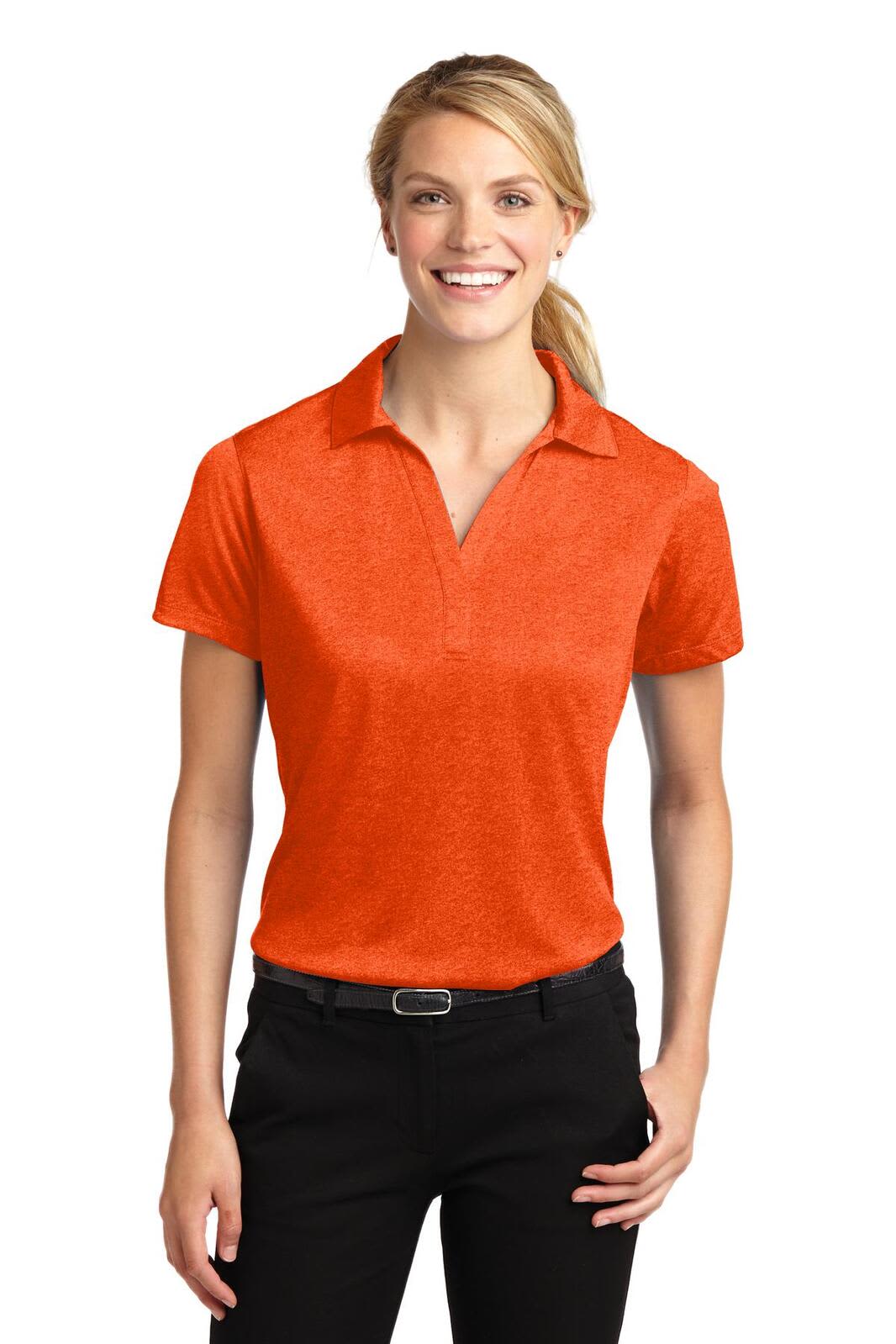 Sport-Tek Ladies Heather Contender Polo